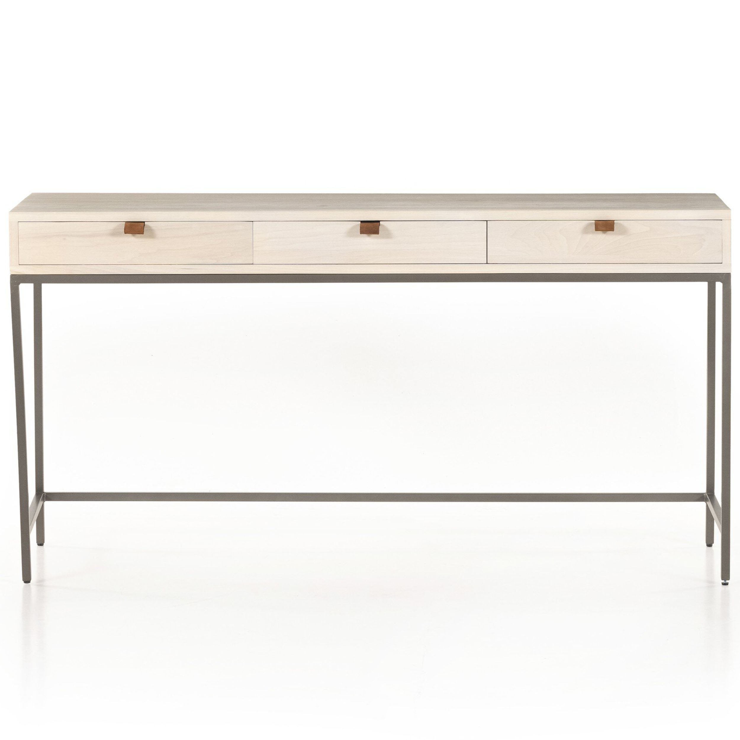 Trey Modular Writing Desk, Dove Poplar