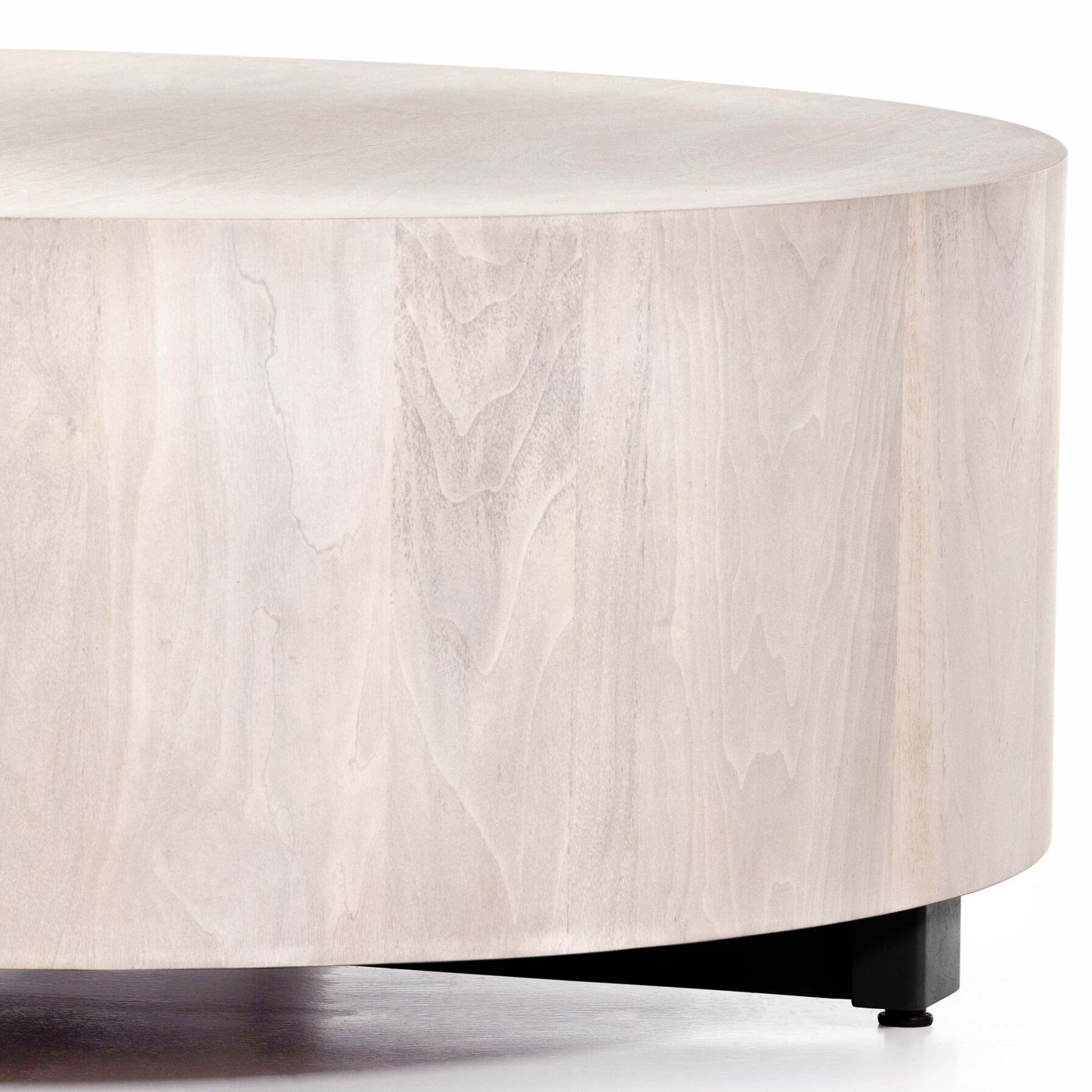Hudson Round Coffee Table, Ashen Walnut
