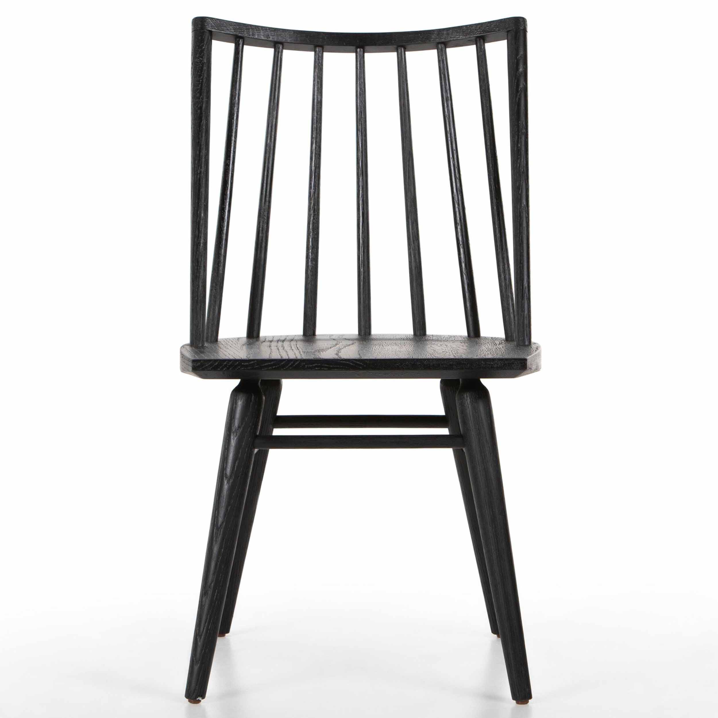 Lewis Windsor Chair, Black Oak