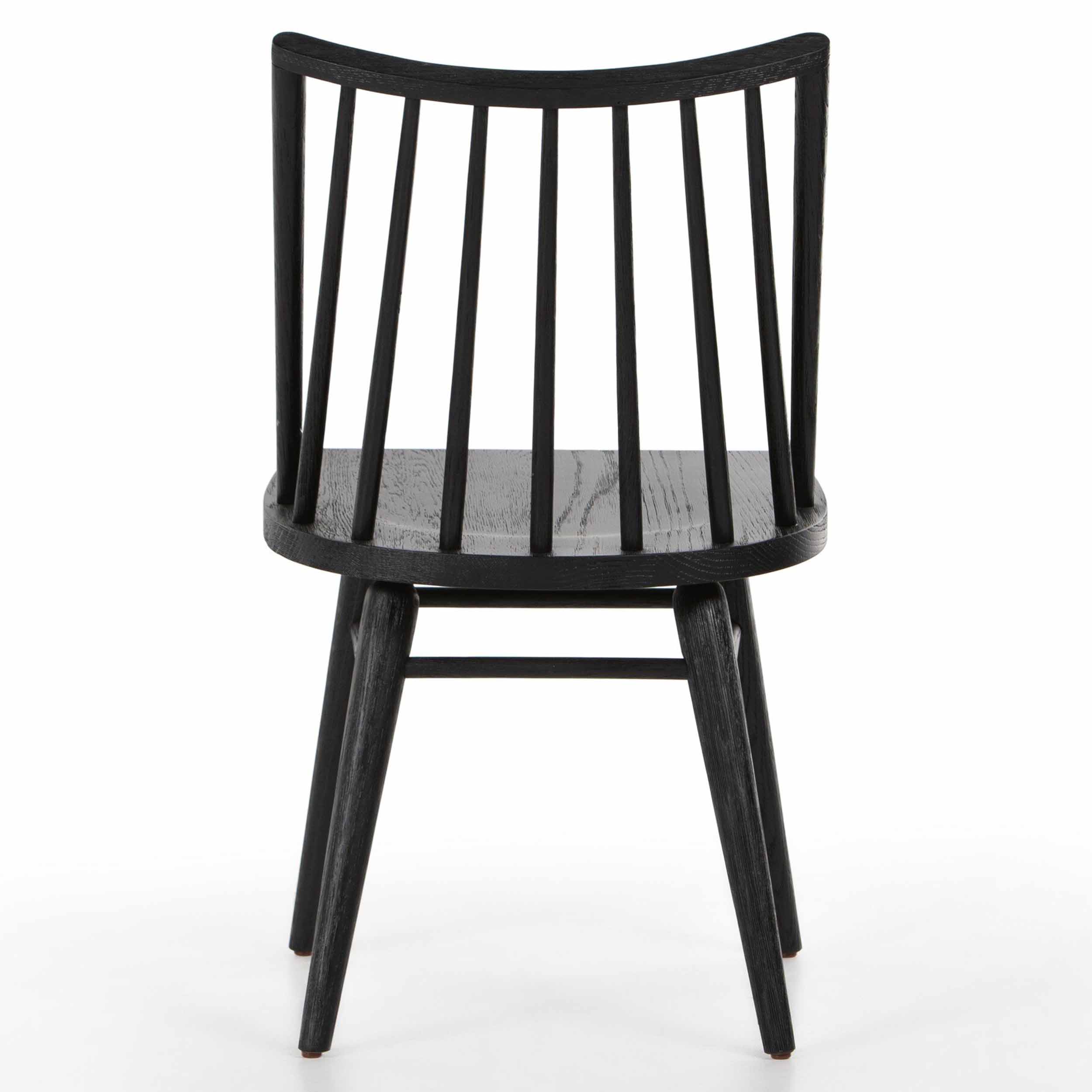 Lewis Windsor Chair, Black Oak