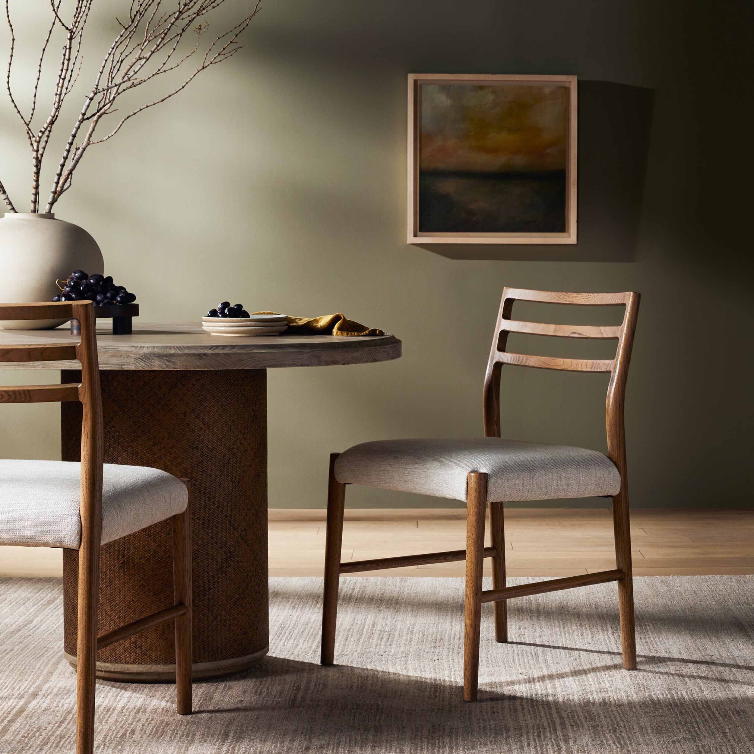 Glenmore Dining Chair, Essence Natural, Smoked Oak