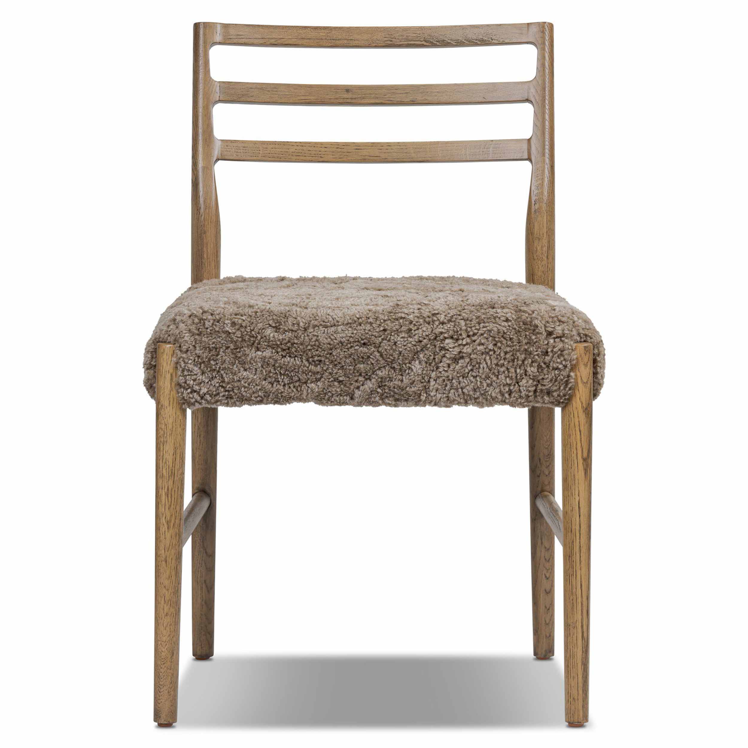 Glenmore Dining Chair, Taupe Shearling, 107654-026