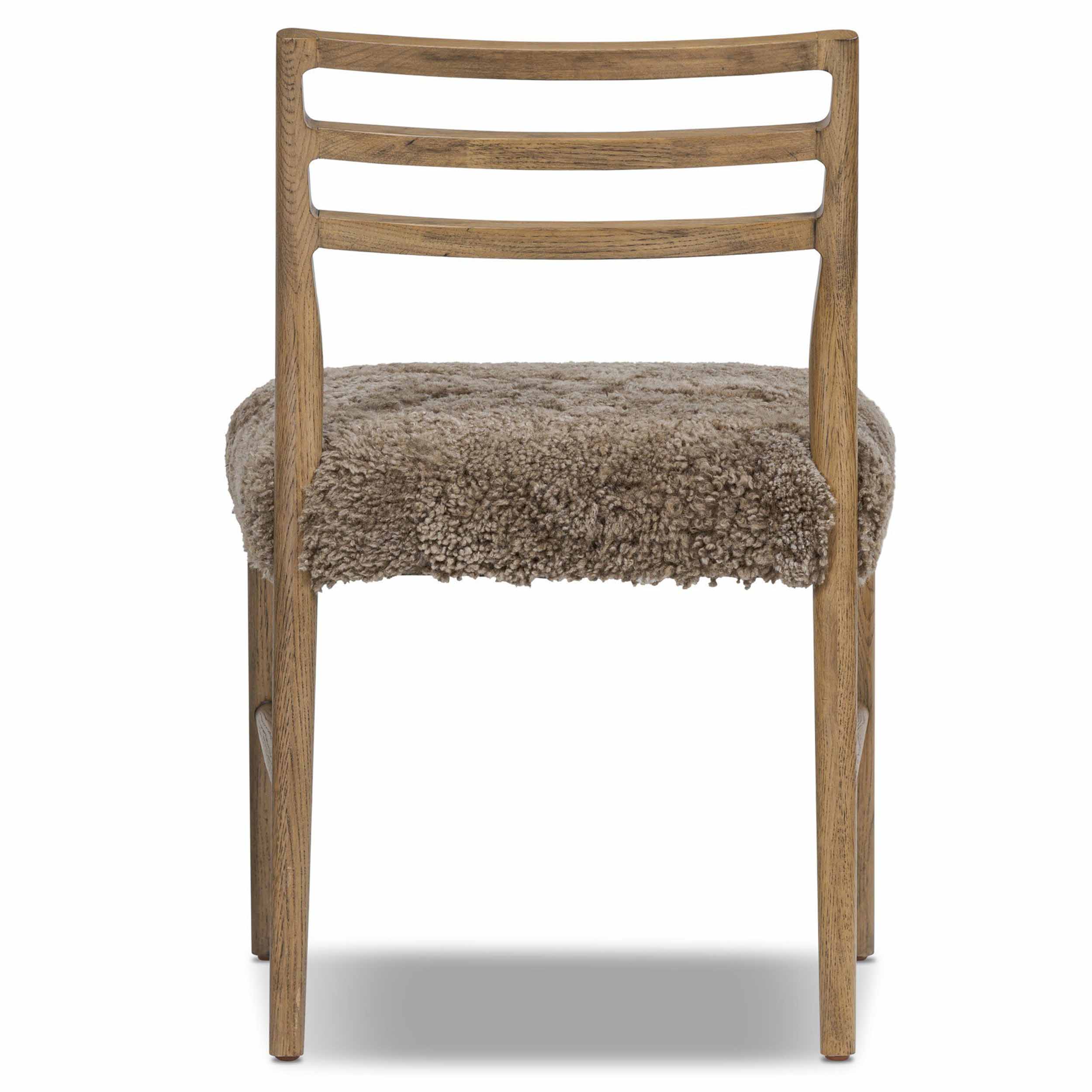 Glenmore Dining Chair, Taupe Shearling, 107654-026