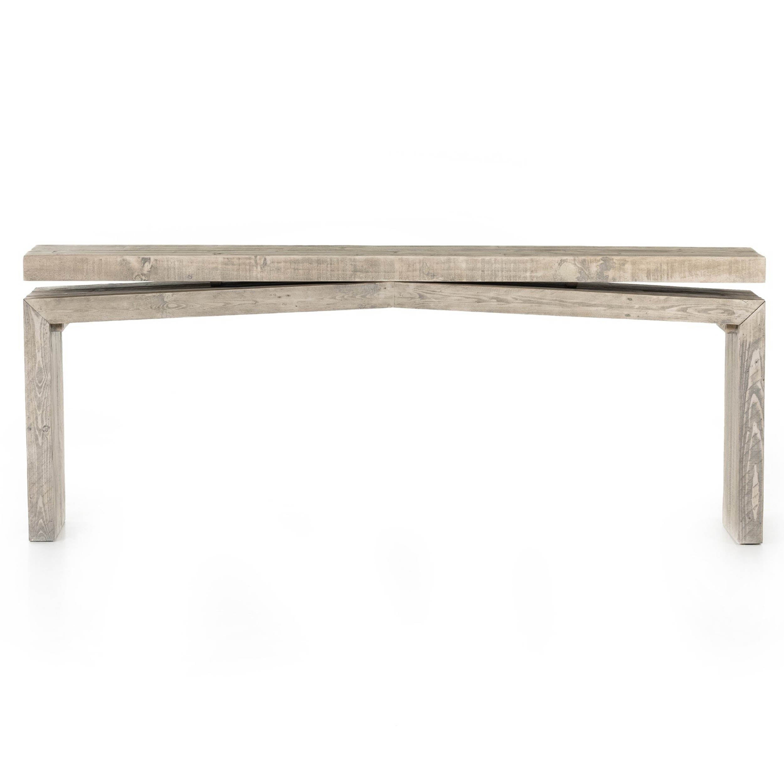 Matthes Console Table - 79", Weathered Wheat