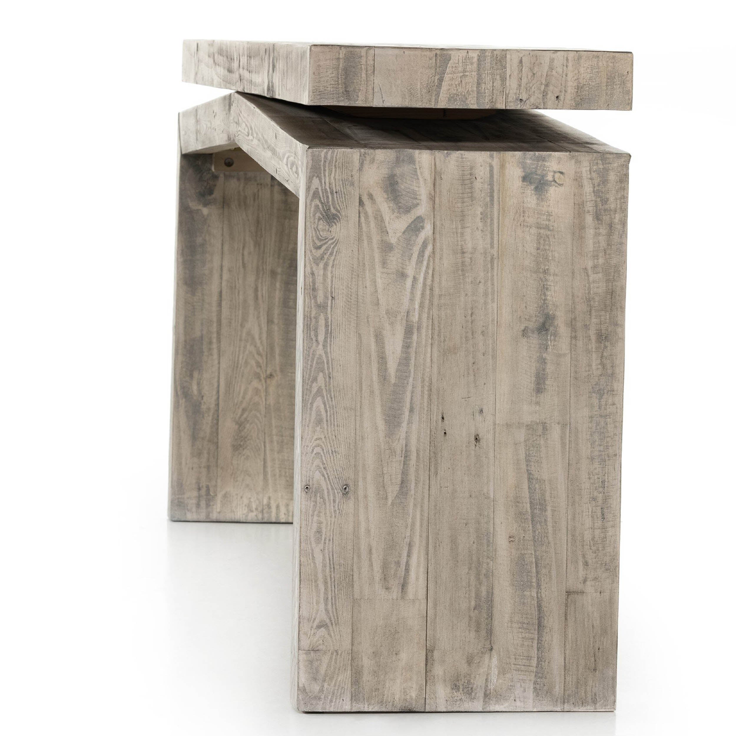 Matthes Console Table - 79", Weathered Wheat