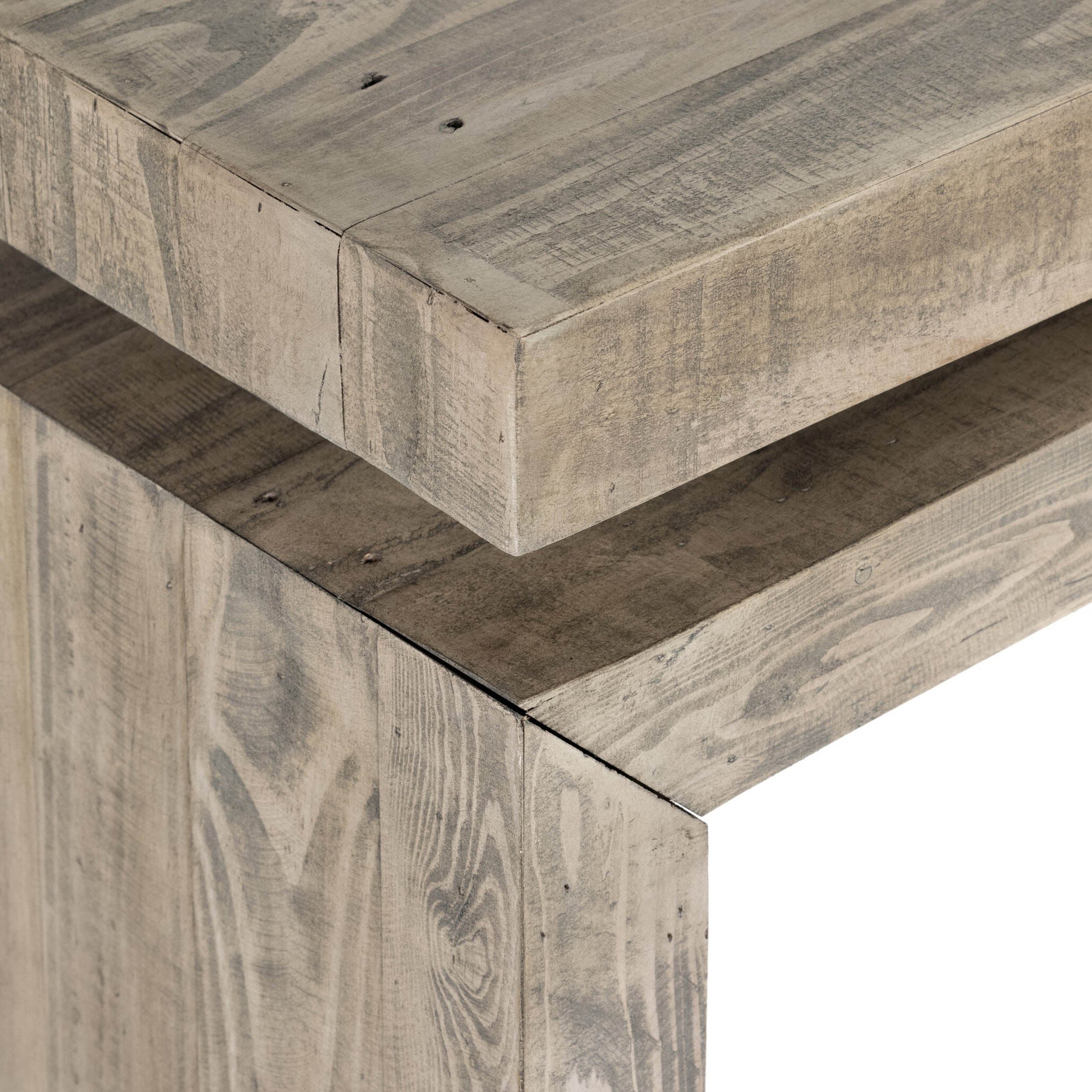 Matthes Console Table - 79", Weathered Wheat