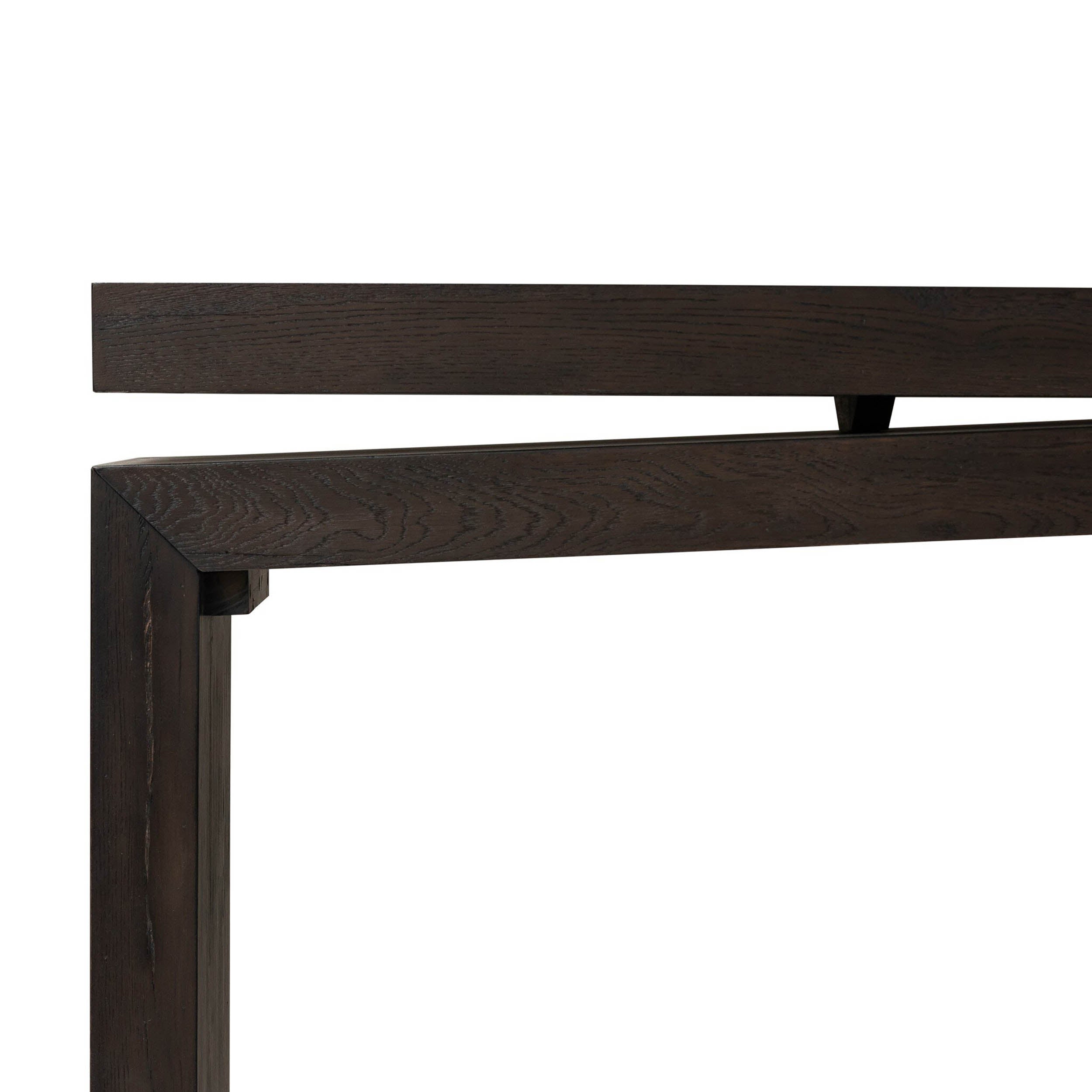 Matthes Console Table - 79", Smoked Black Veneer