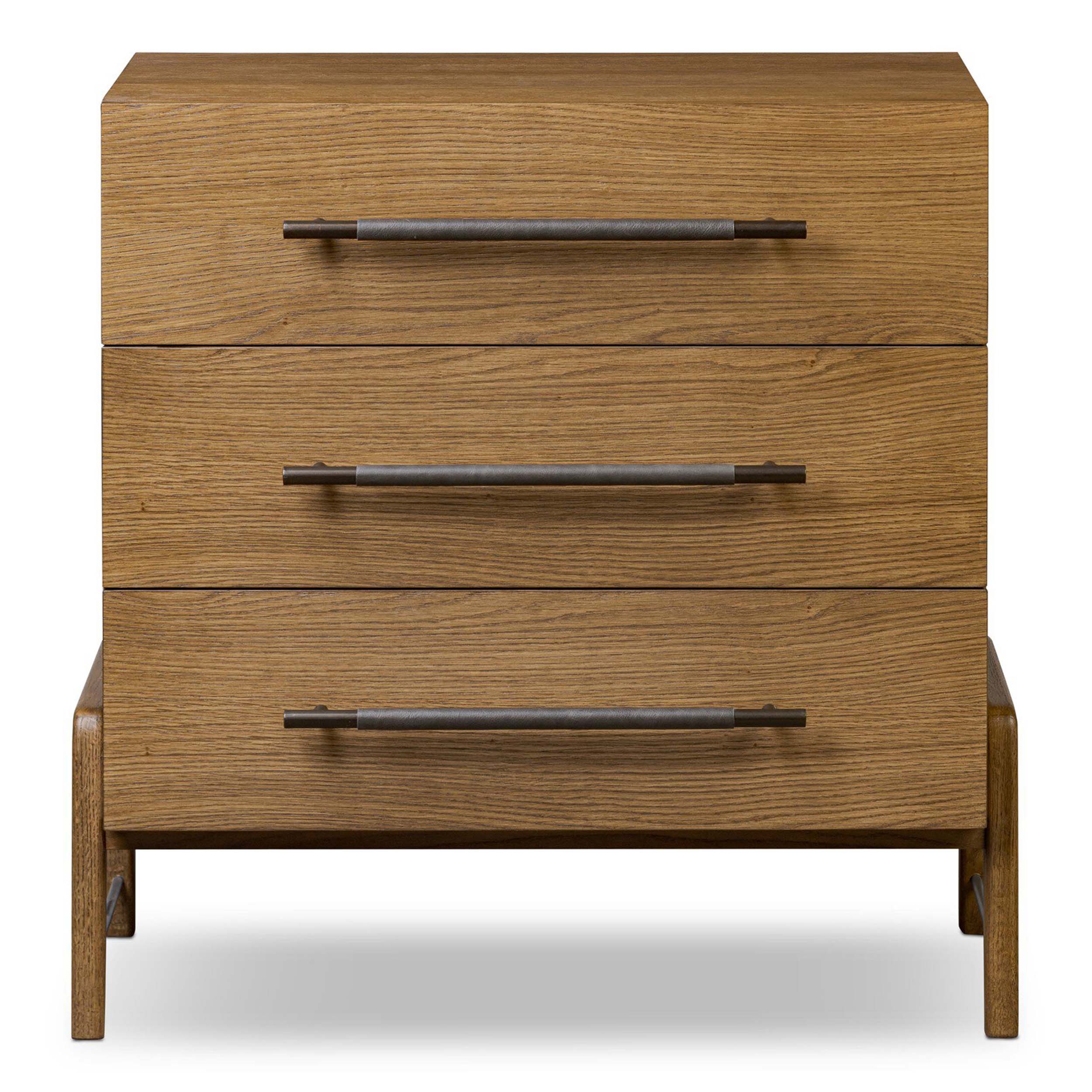 Rosedale 3 Drawer Dresser, Amber Oak Veneer