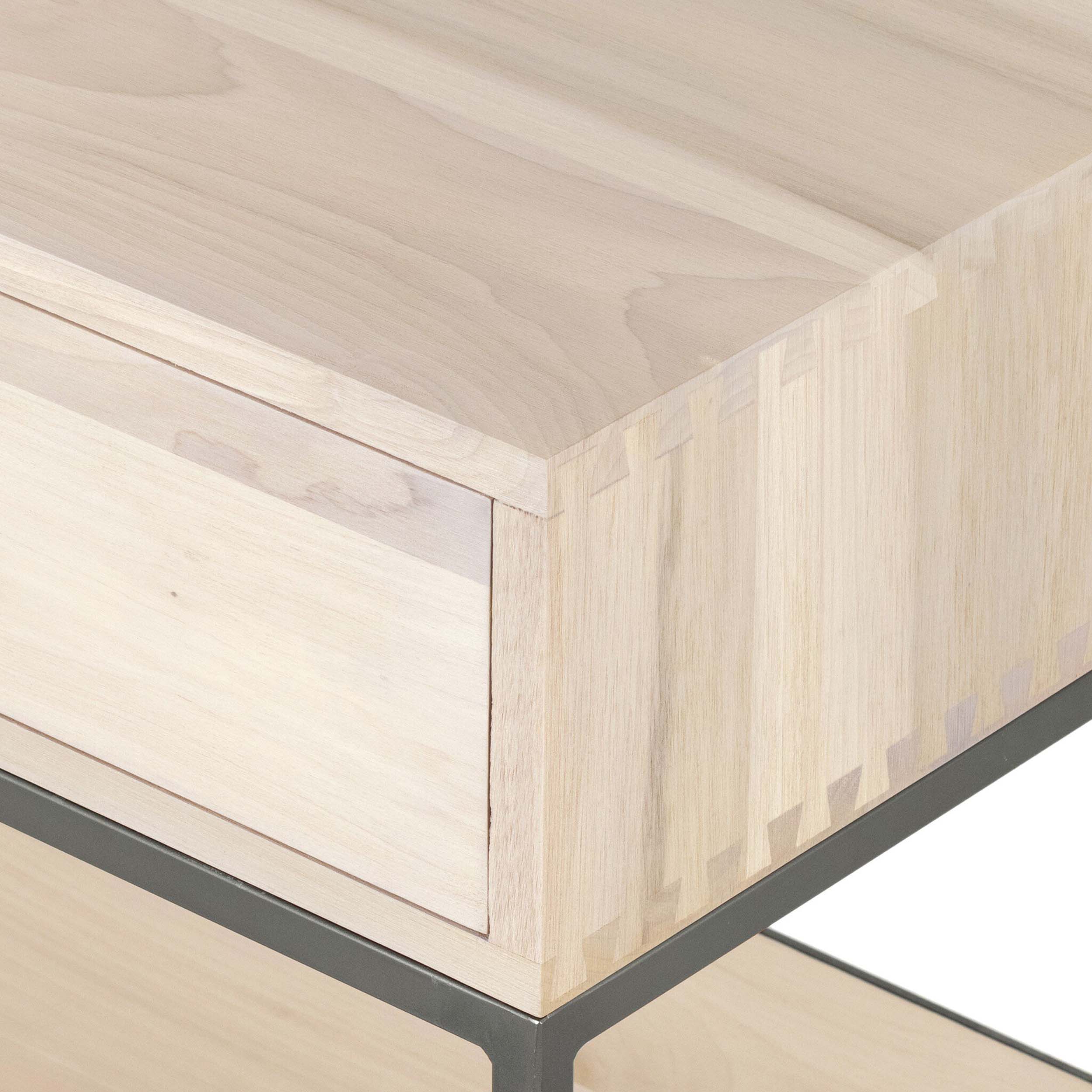 Trey Nightstand, Dove Poplar
