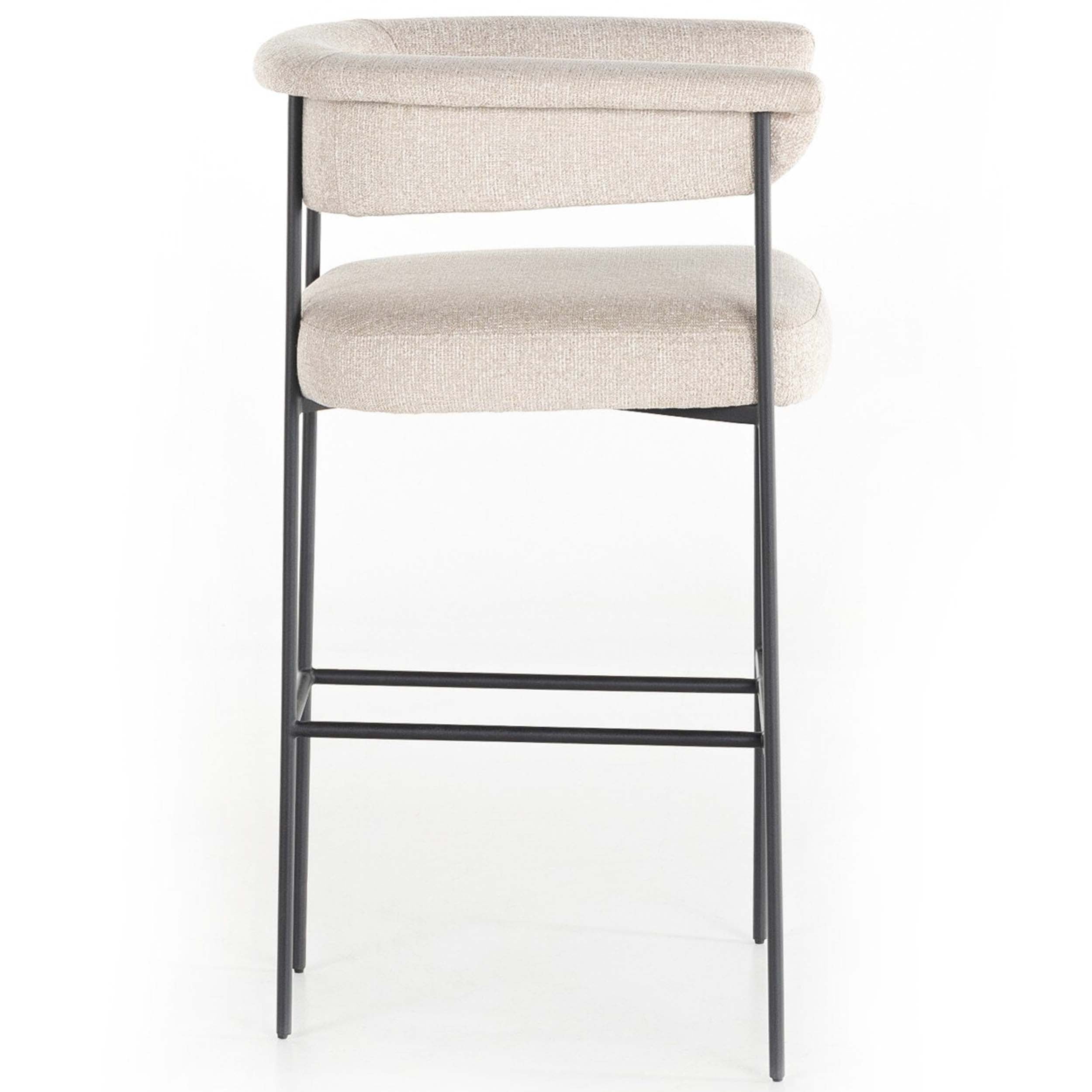 Carrie Bar + Counter Stool, Light Camel