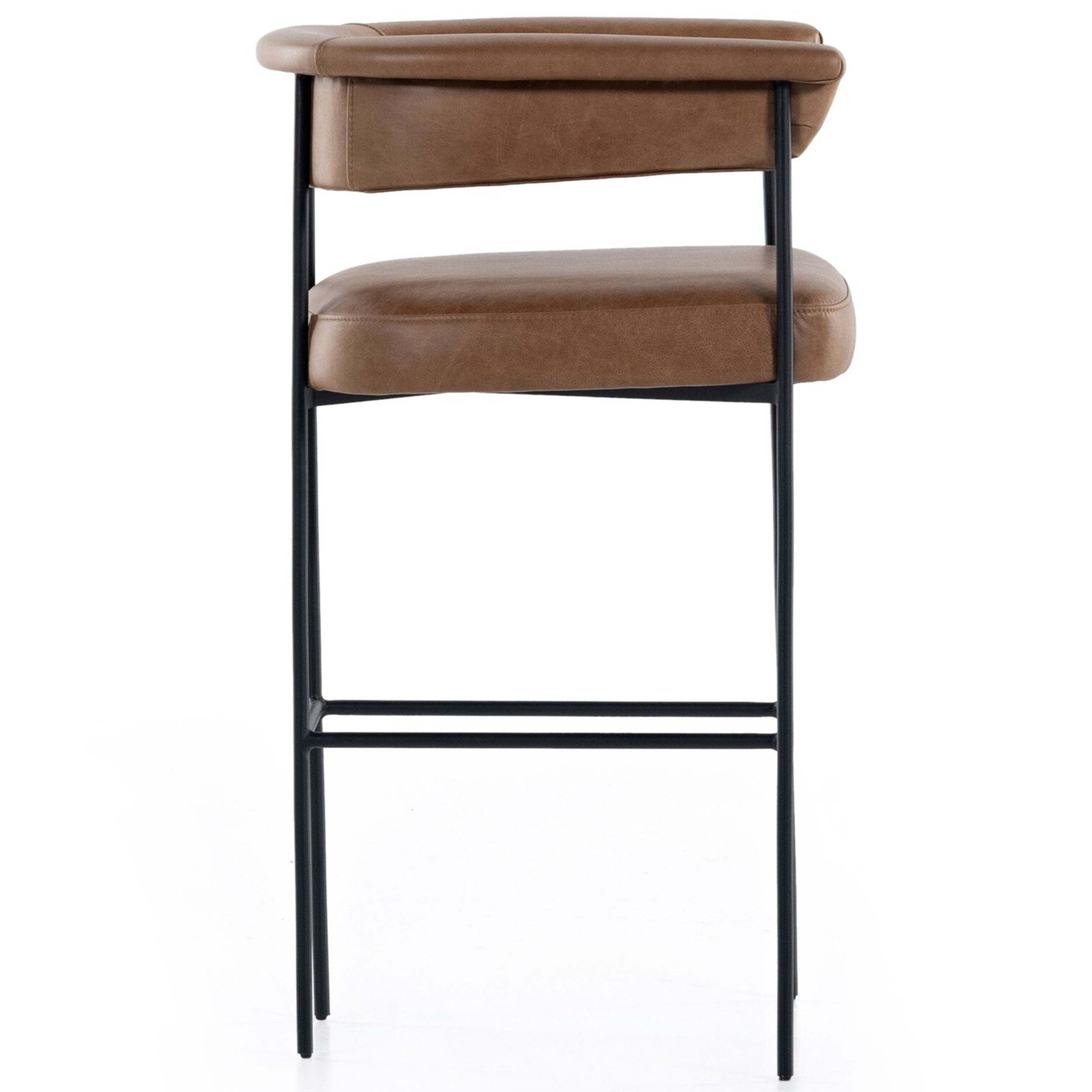Carrie Bar + Counter Stool, Chaps Saddle