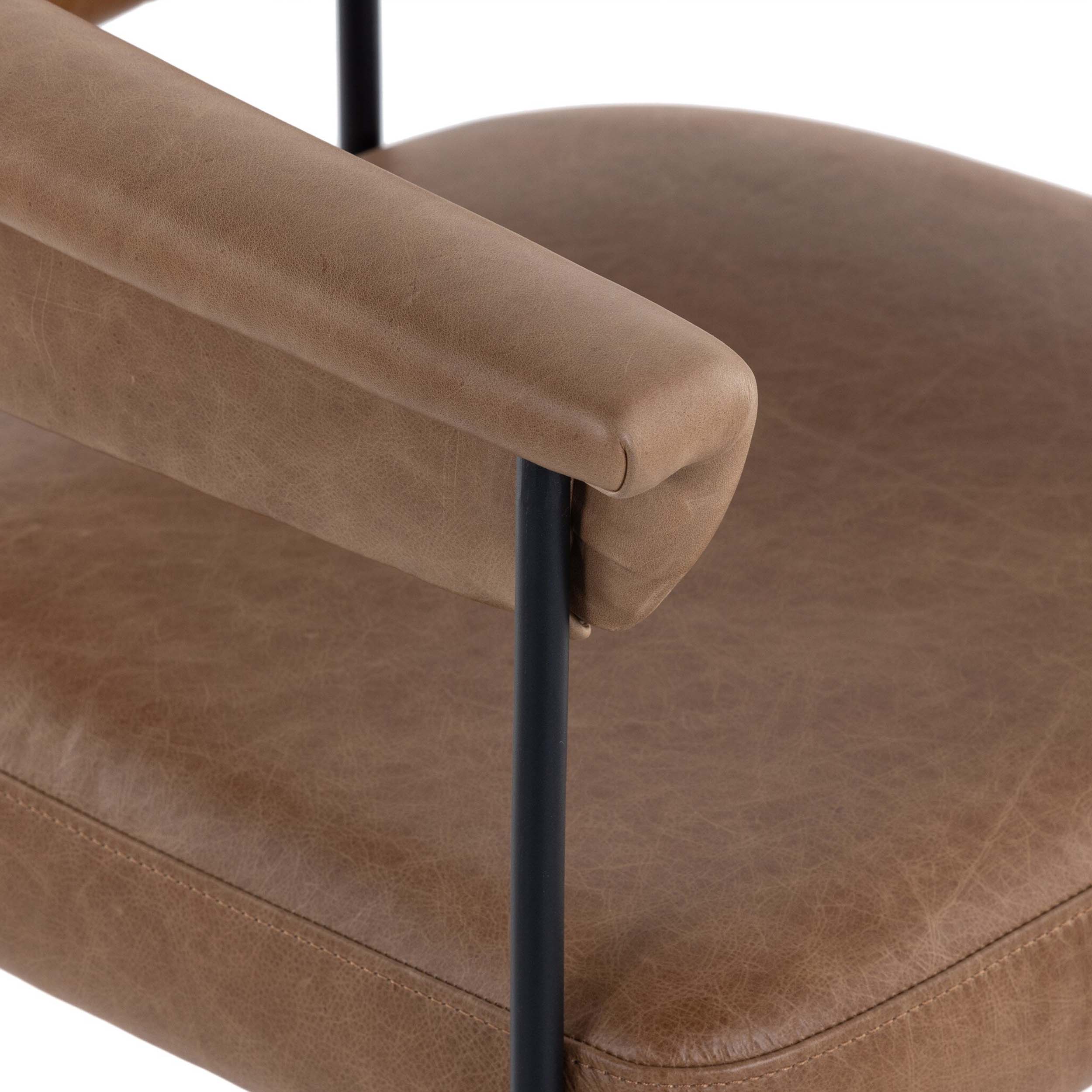 Carrie Bar + Counter Stool, Chaps Saddle