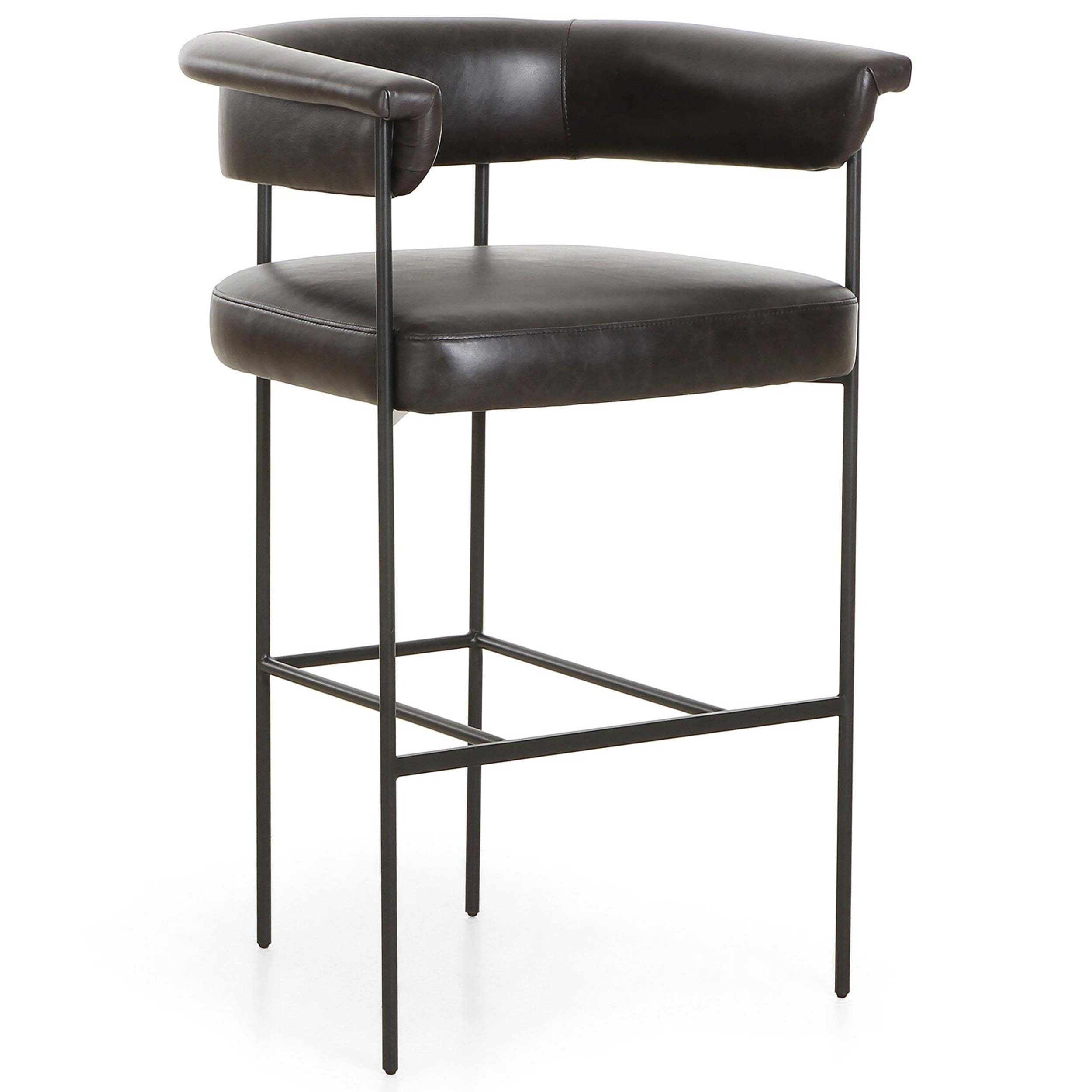 Carrie Bar + Counter Stool, Sonoma Black