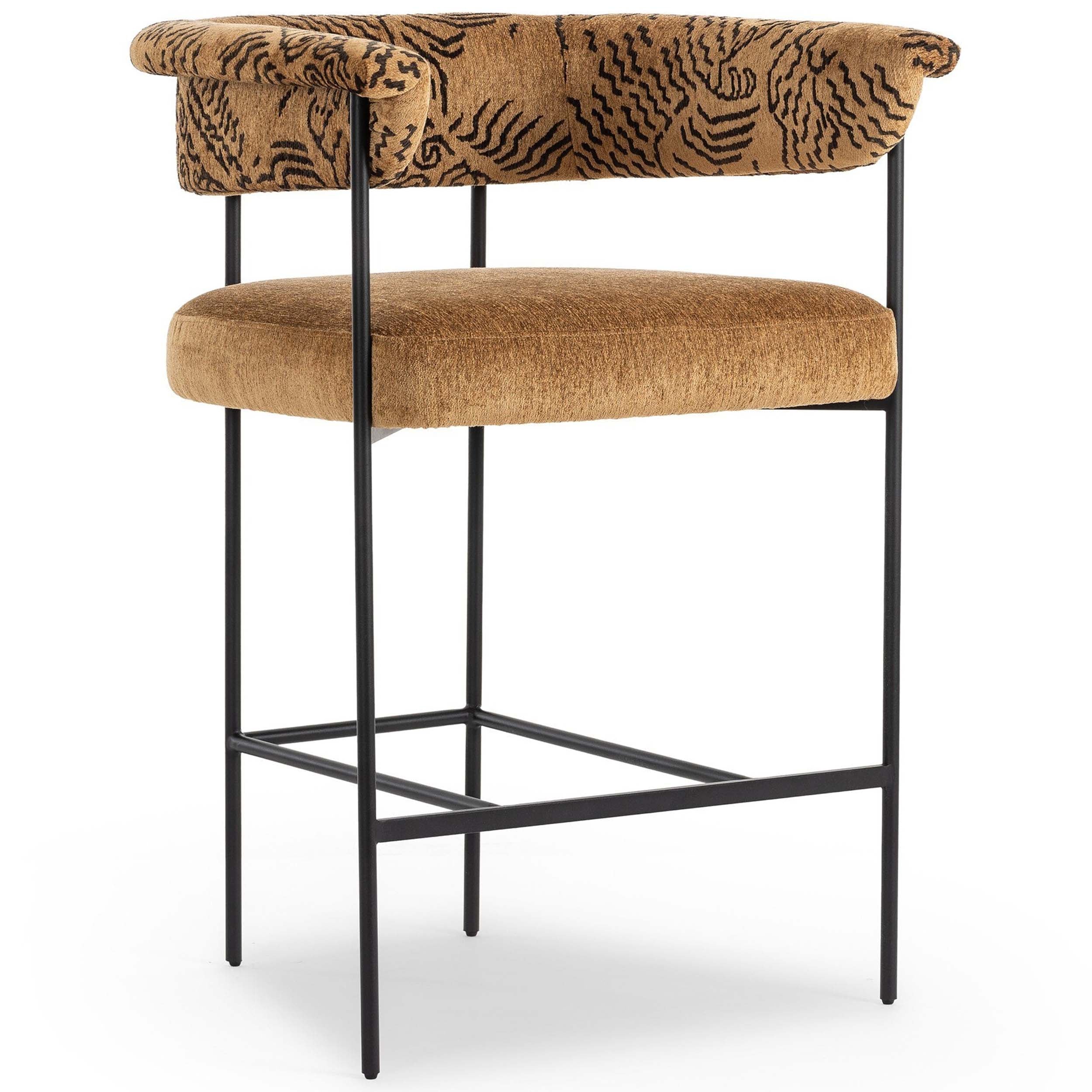 Carrie Bar + Counter Stool, Dharma Ochre