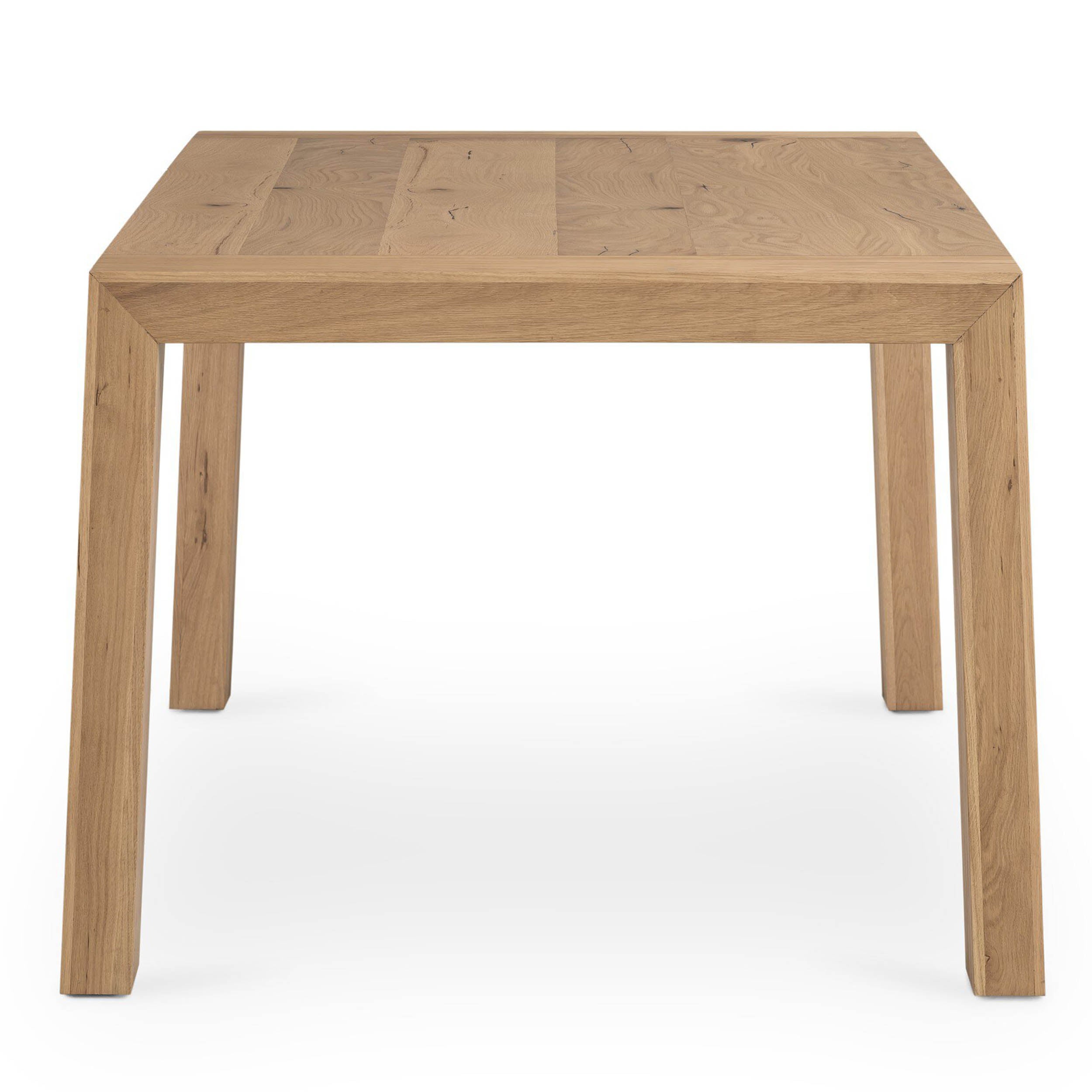 Capra Dining Table, Light Oak Resin