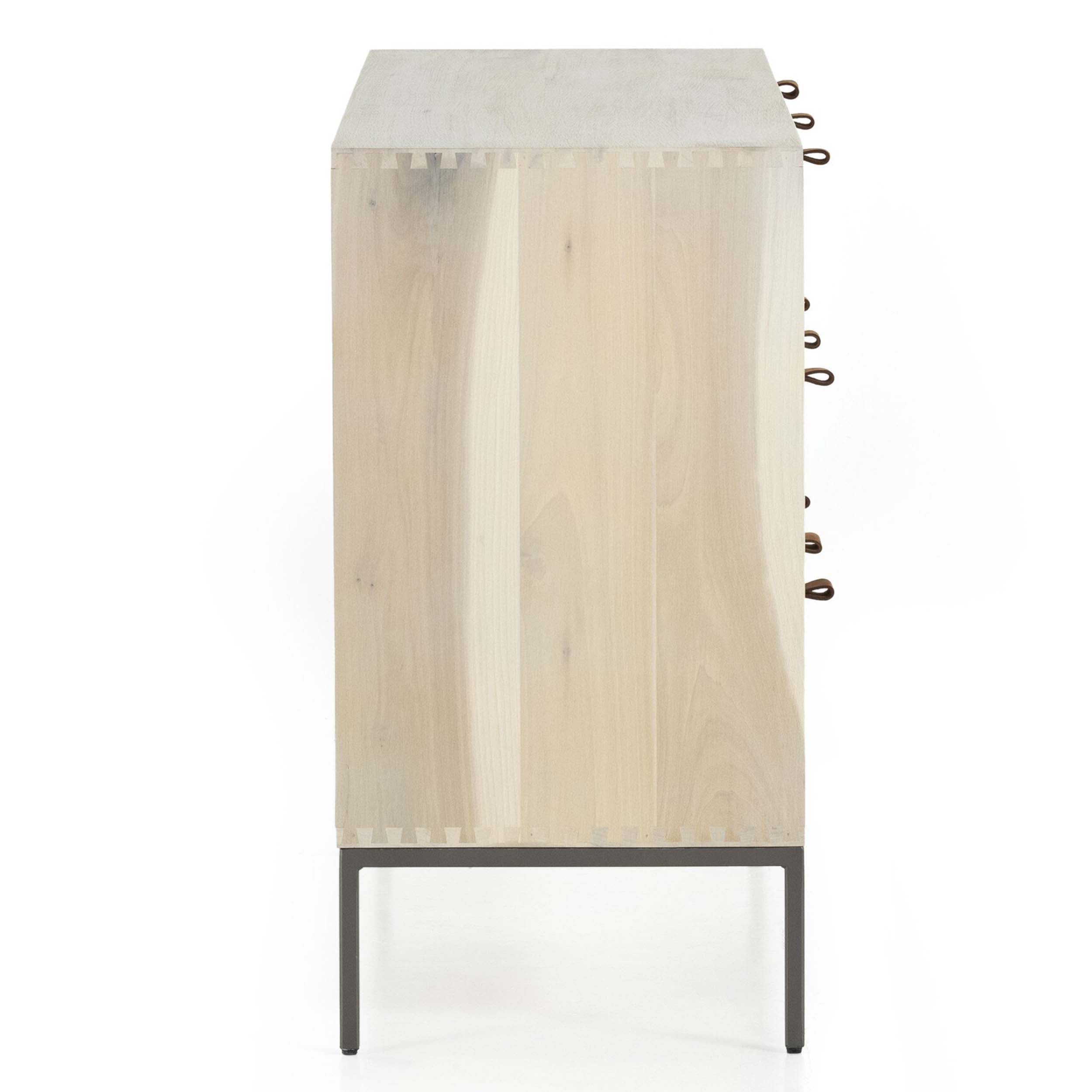 Trey 7 Drawer Dresser, Dove Poplar