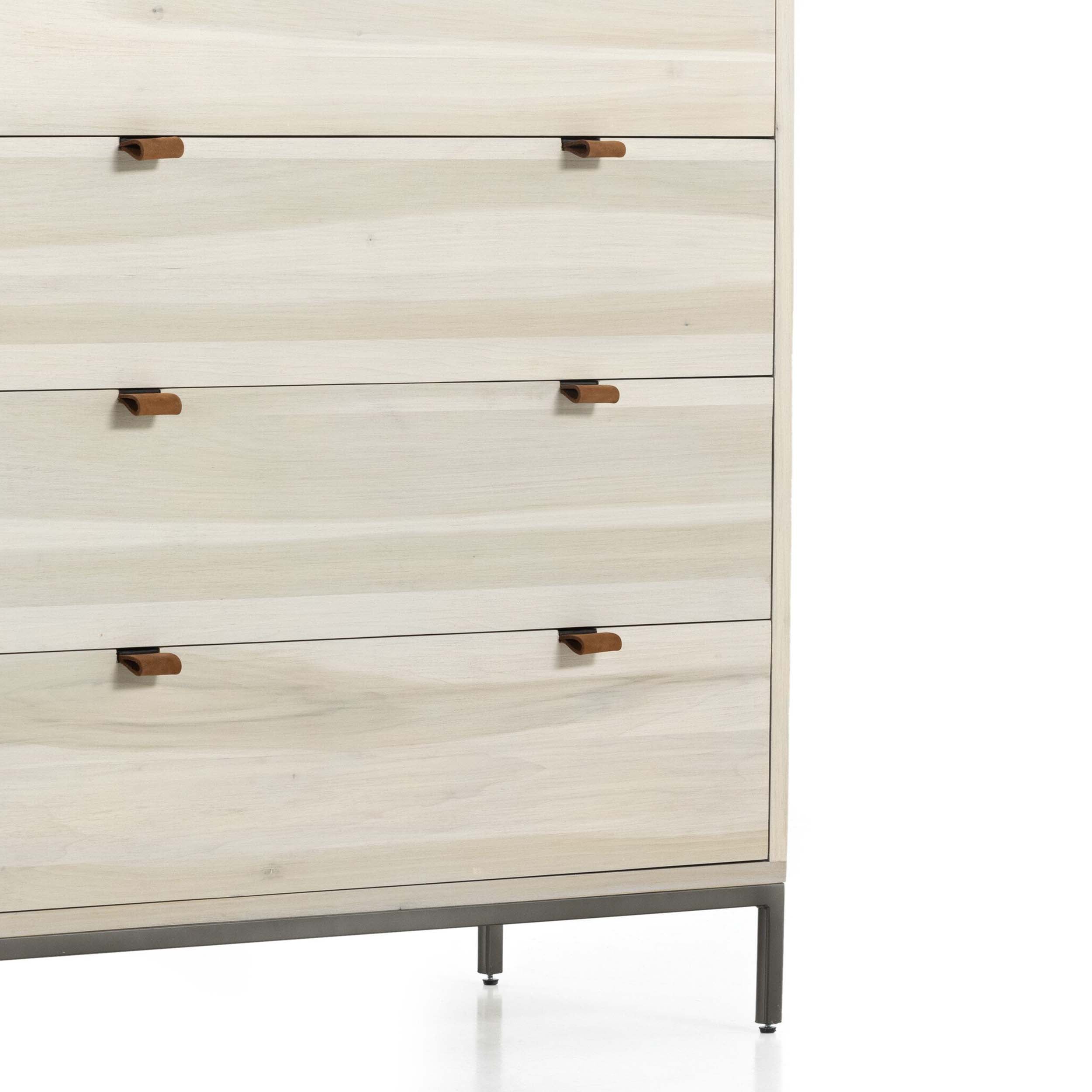 Trey 5 Drawer Dresser, Dove Poplar