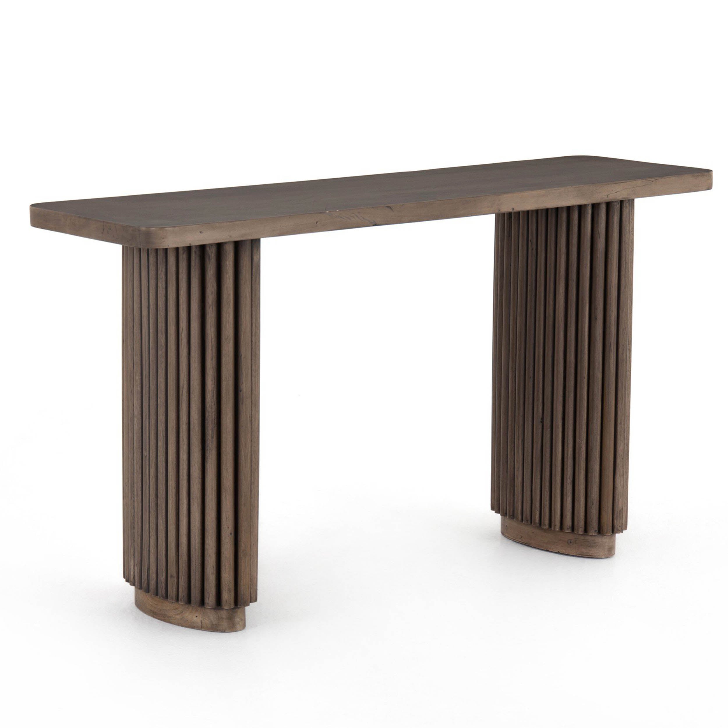Rutherford Console Table, Reclaimed Ashen Brown
