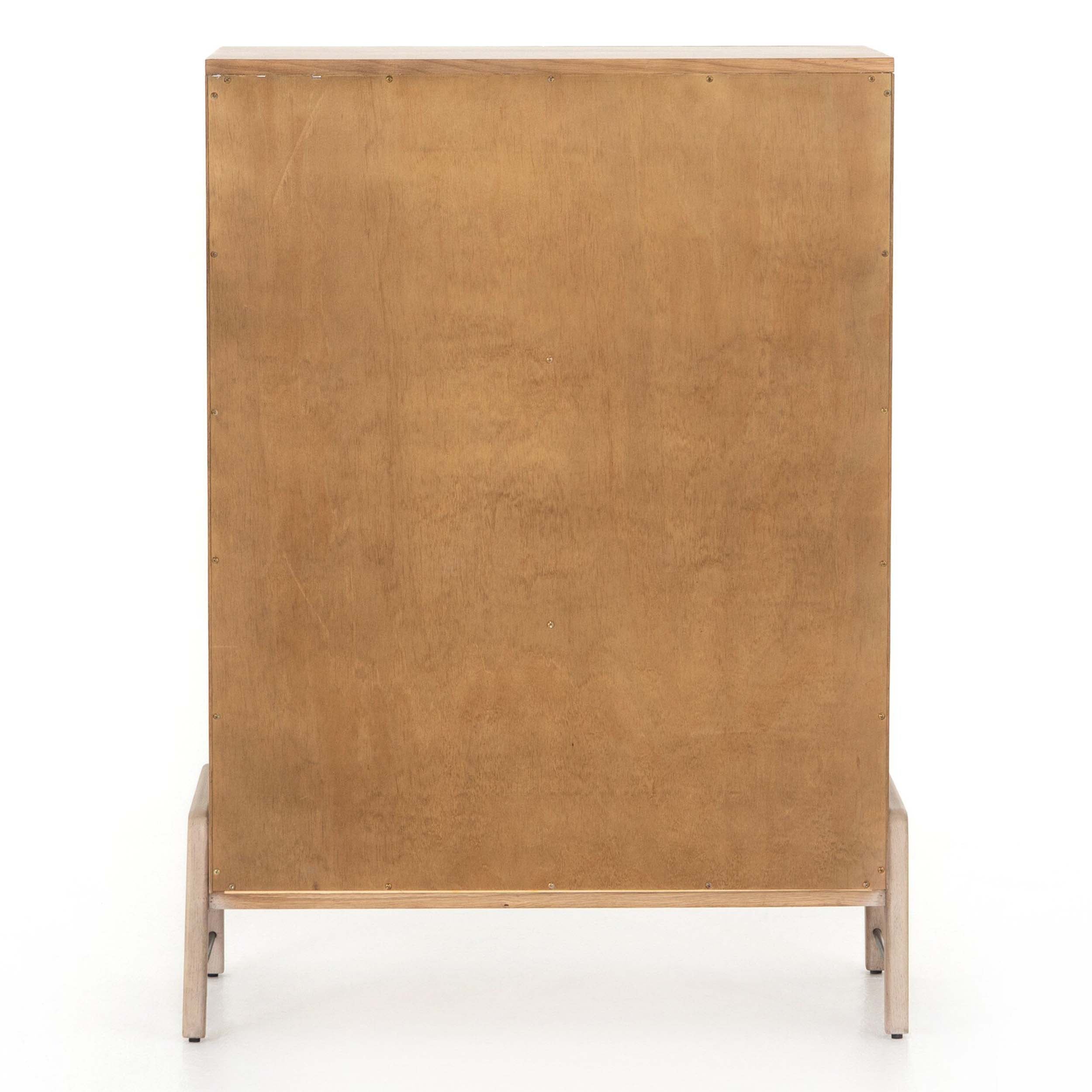 Rosedale 6 Drawer Tall Dresser, Yucca Oak Veneer