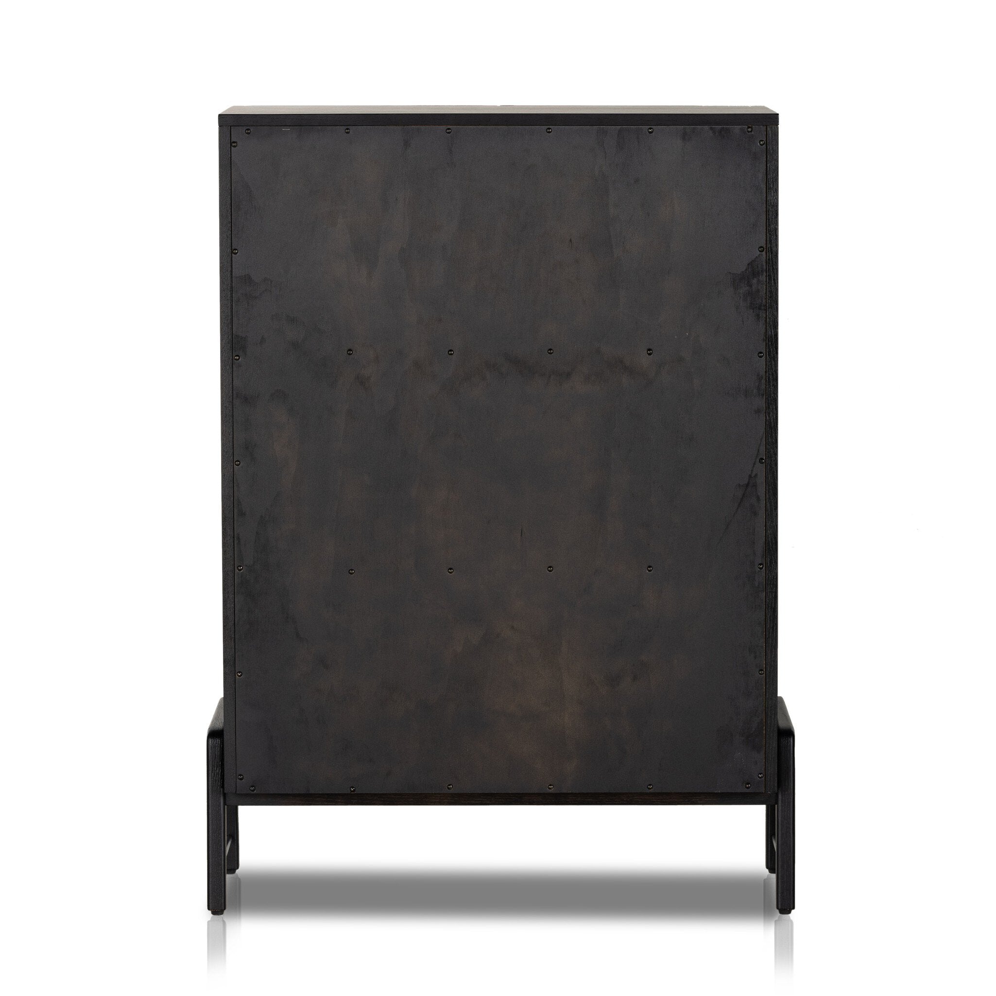 Rosedale 6 Drawer Tall Dresser, Ebony Oak Veneer