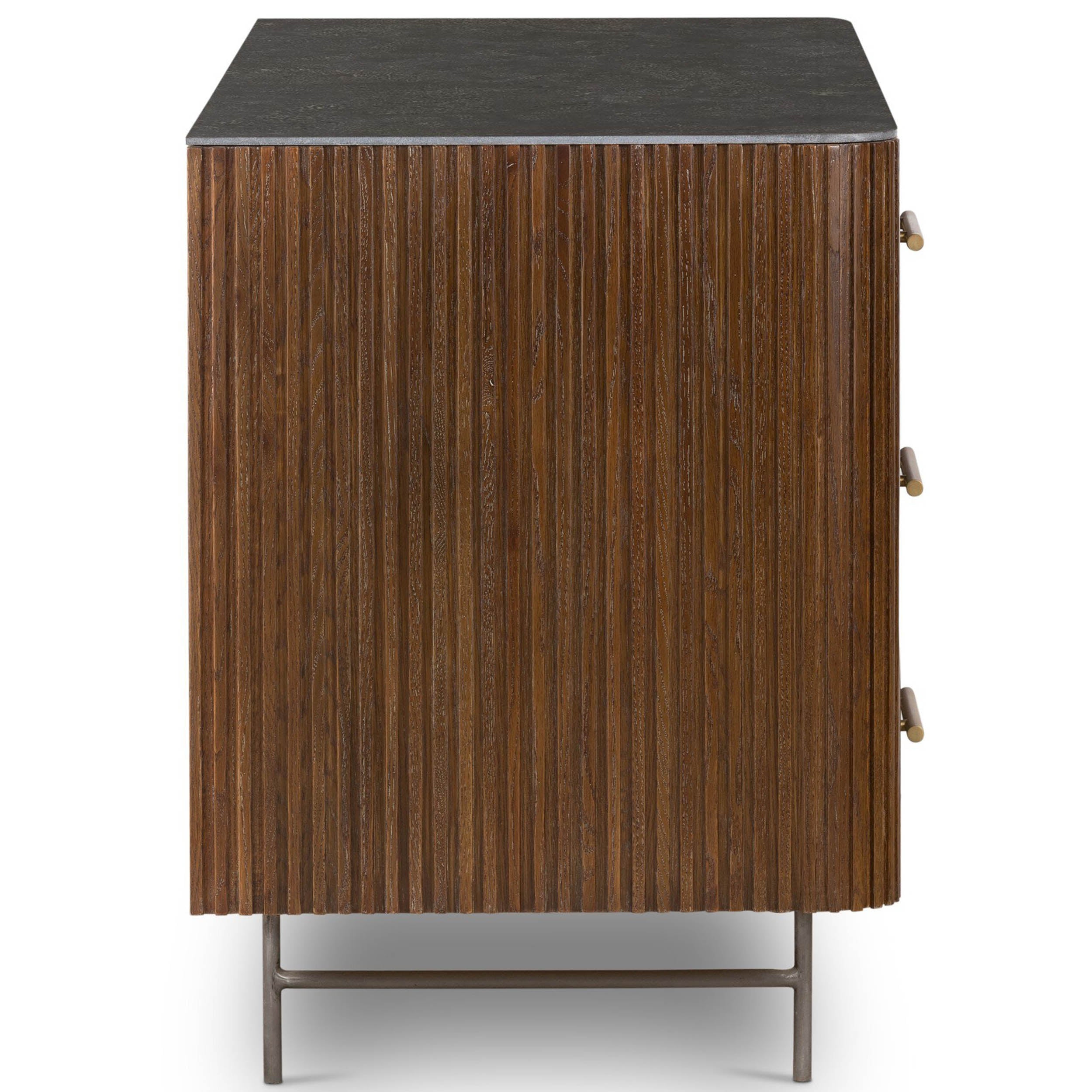 Fletcher 6 Drawer Dresser, Terra Brown Oak Veneer