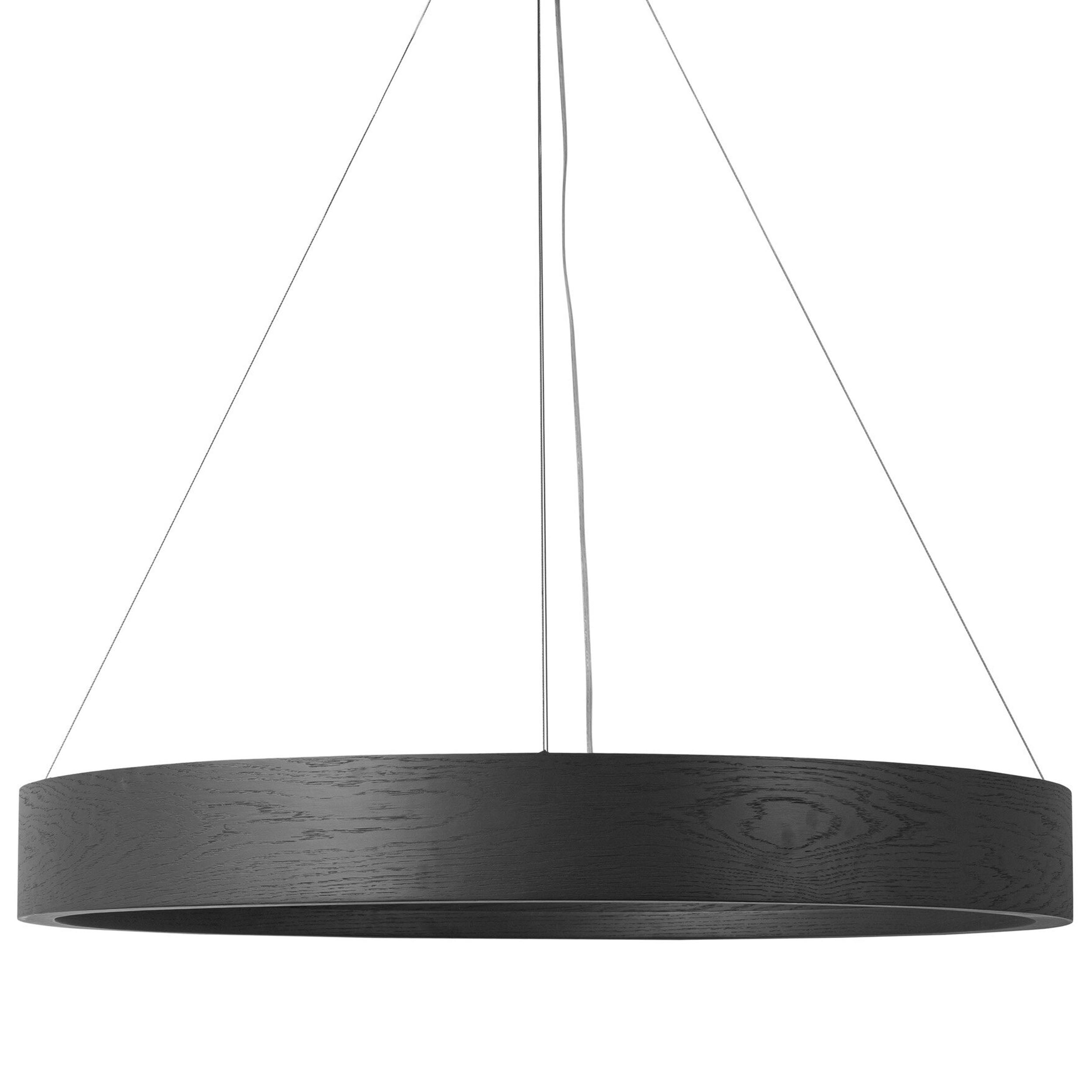 Baum Chandelier, Black Oak Veneer