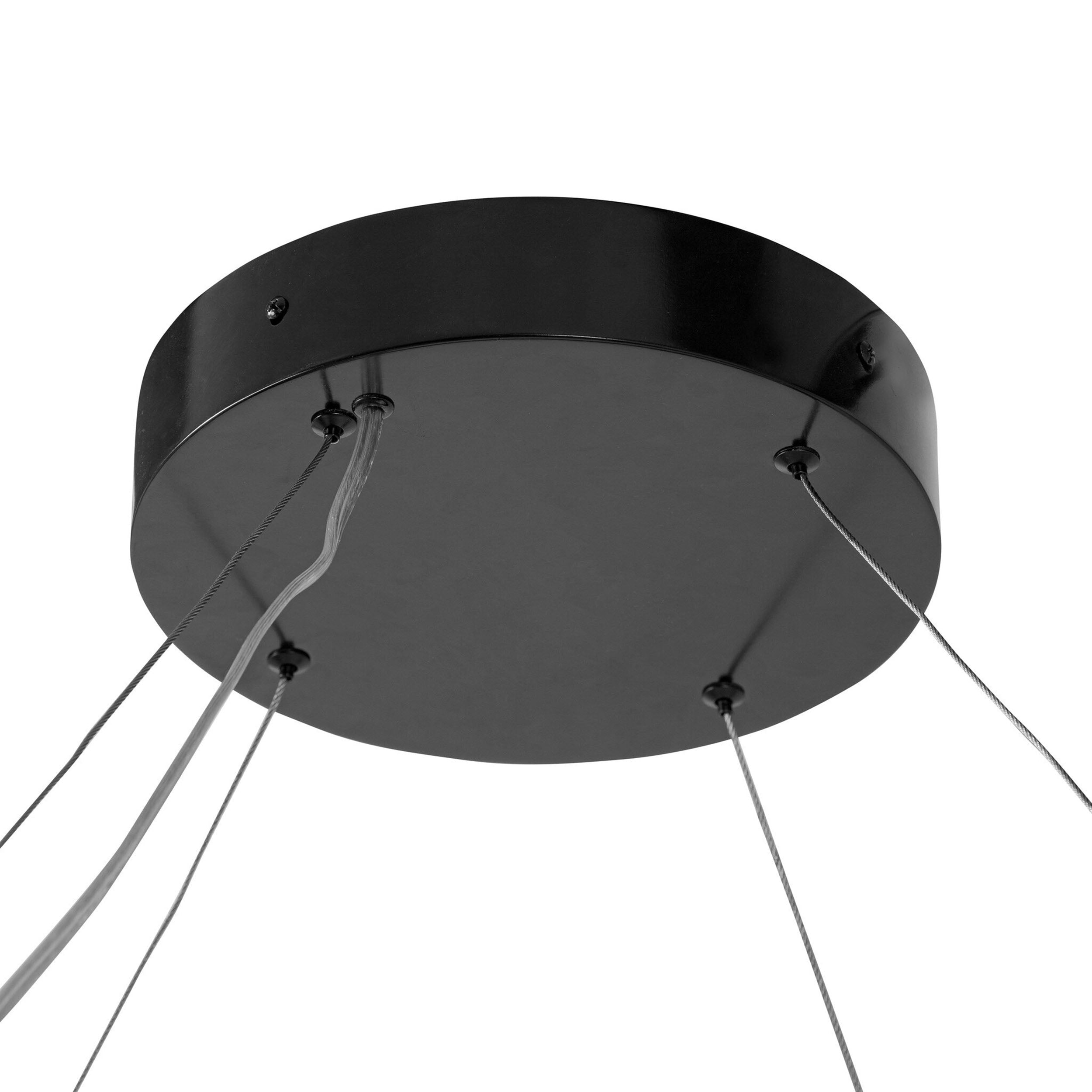Baum Chandelier, Black Oak Veneer