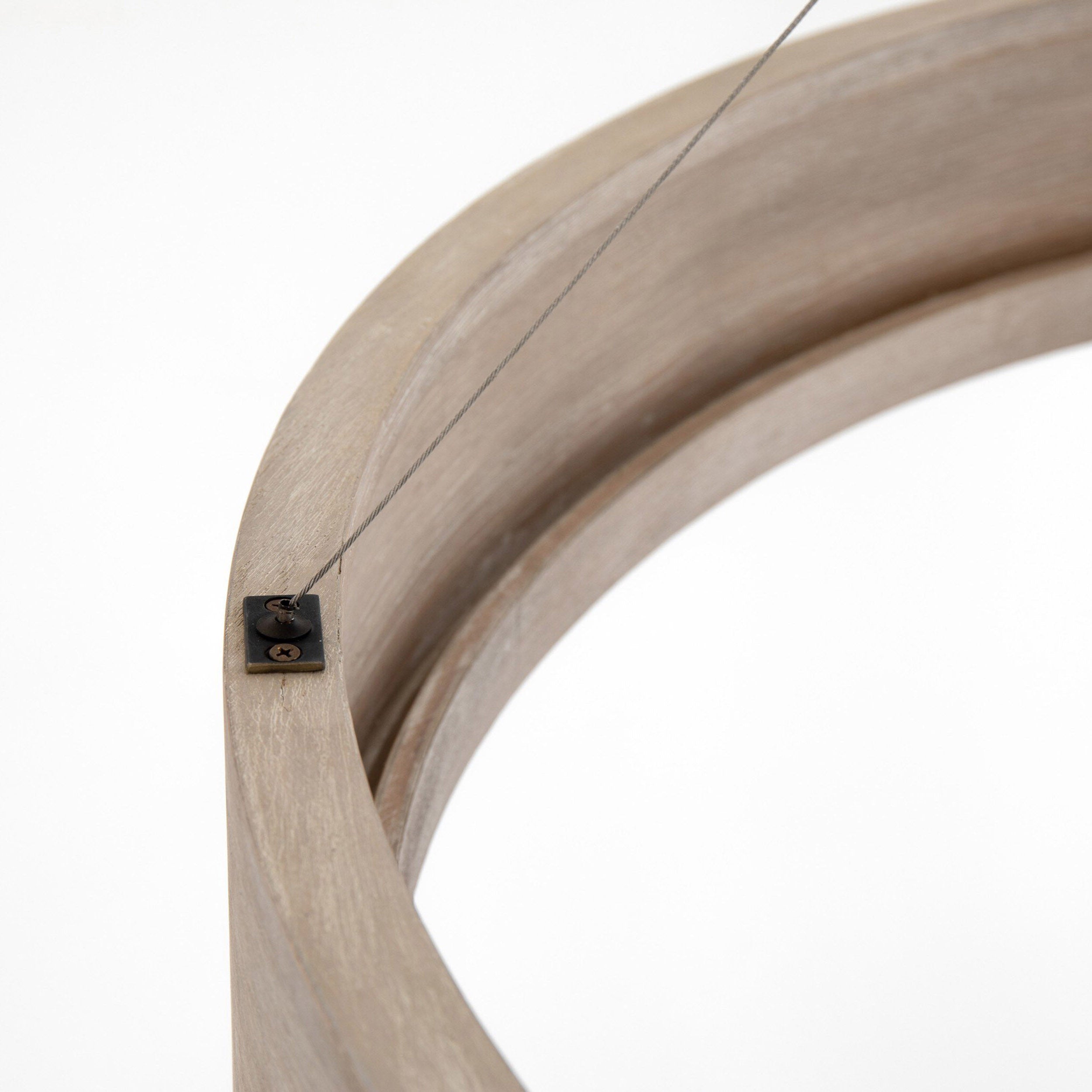 Baum Chandelier, Brushed Oak