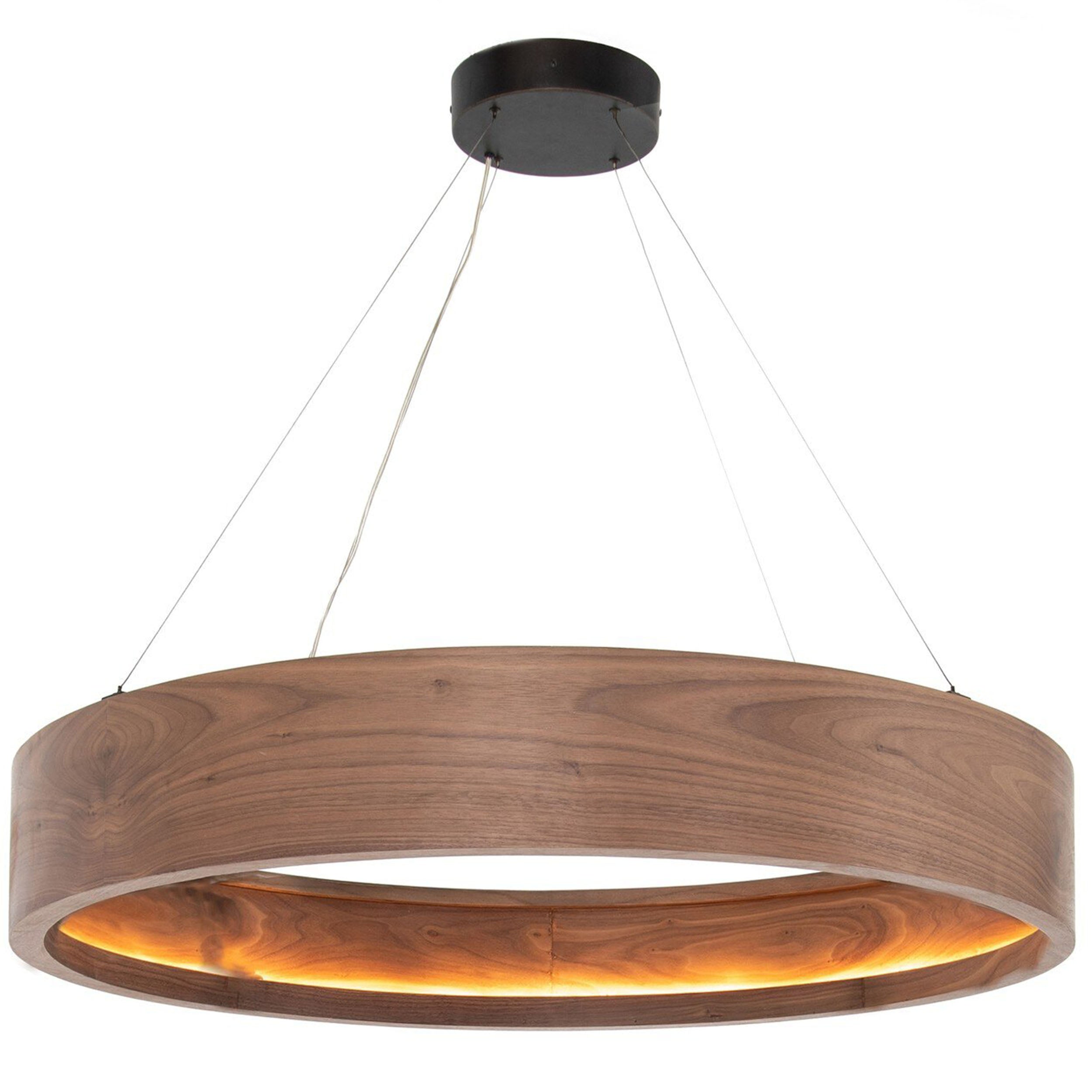 Baum Chandelier, Dark Walnut