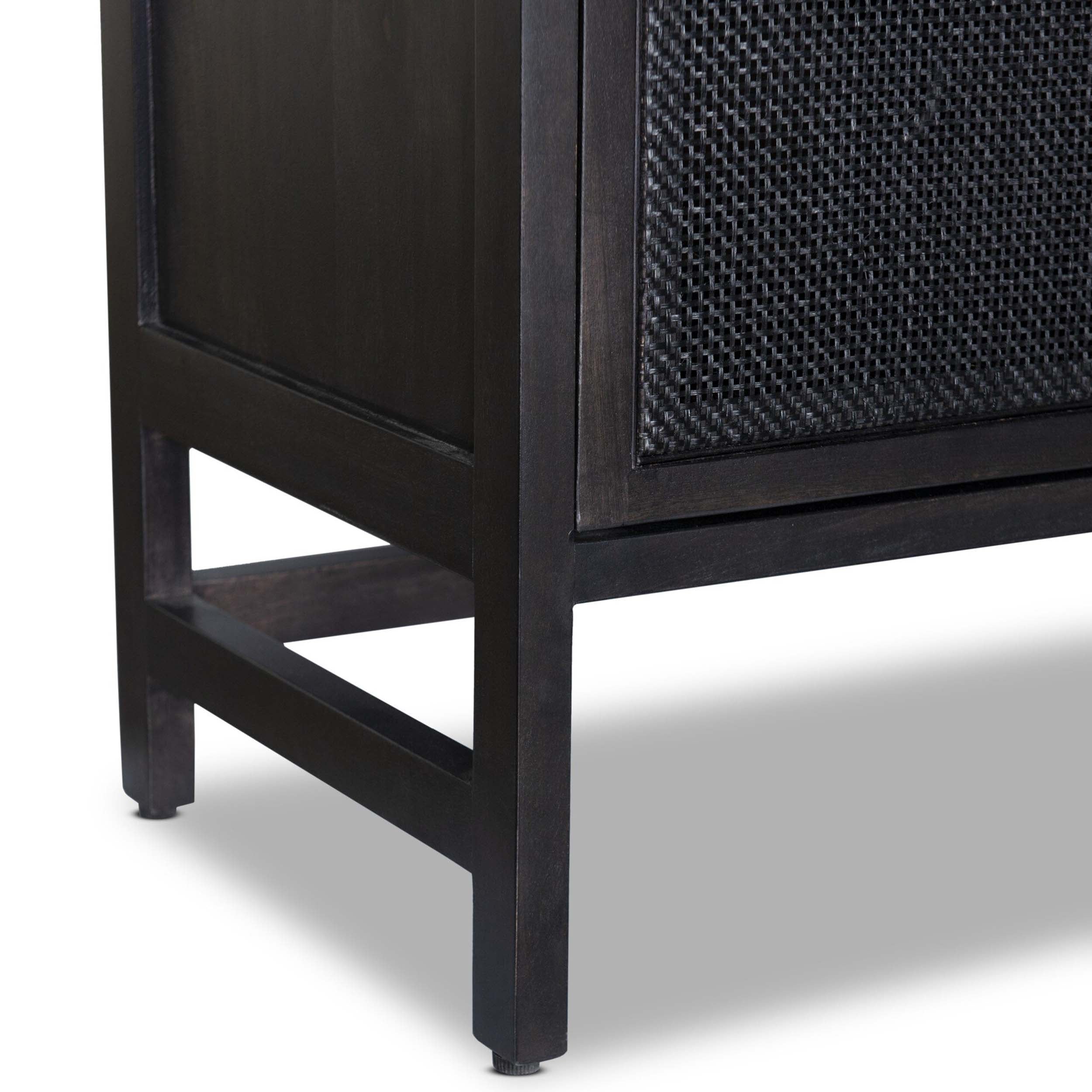 Caprice Sideboard 72", Black Wash Mango