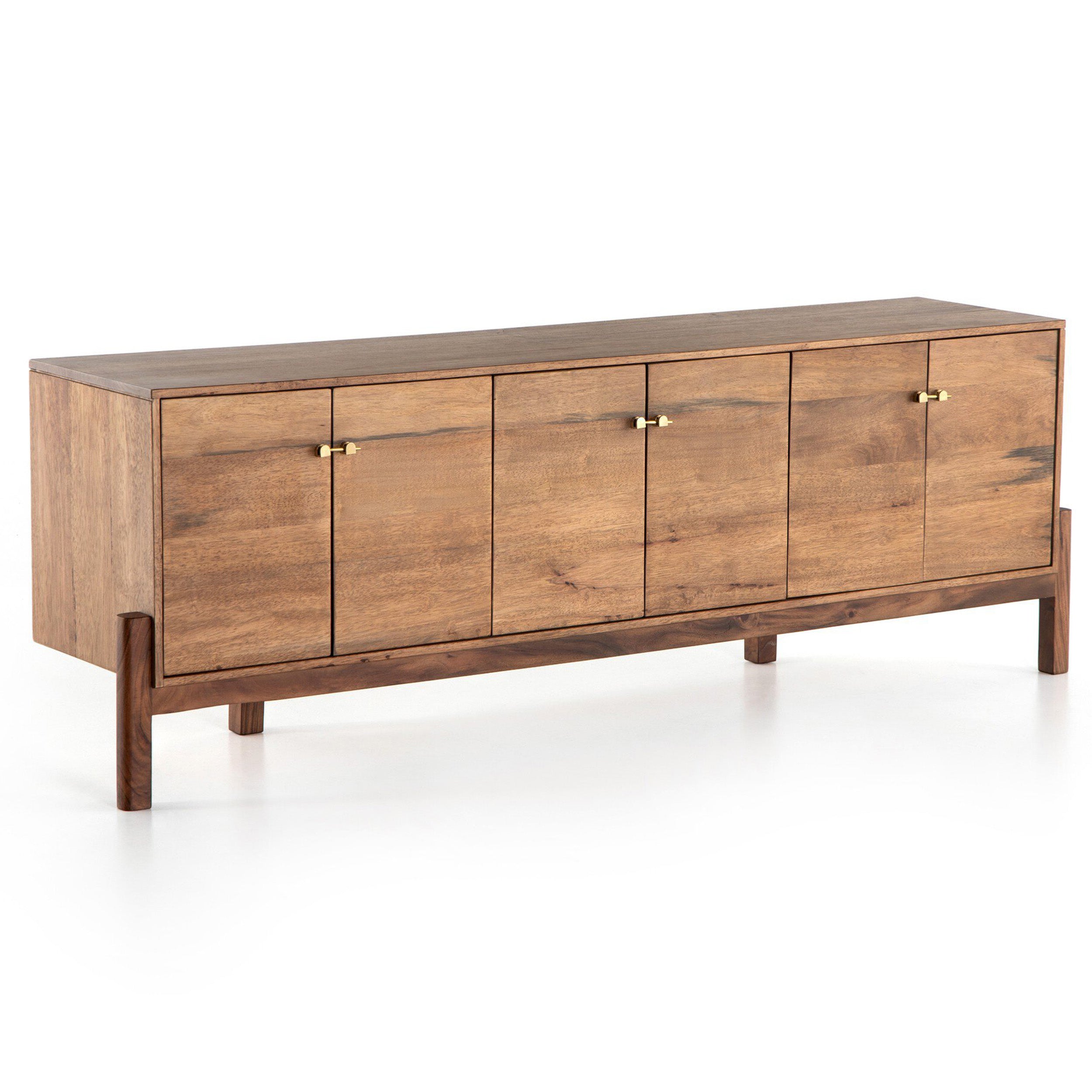 Reza Media Console, Smoked Honey