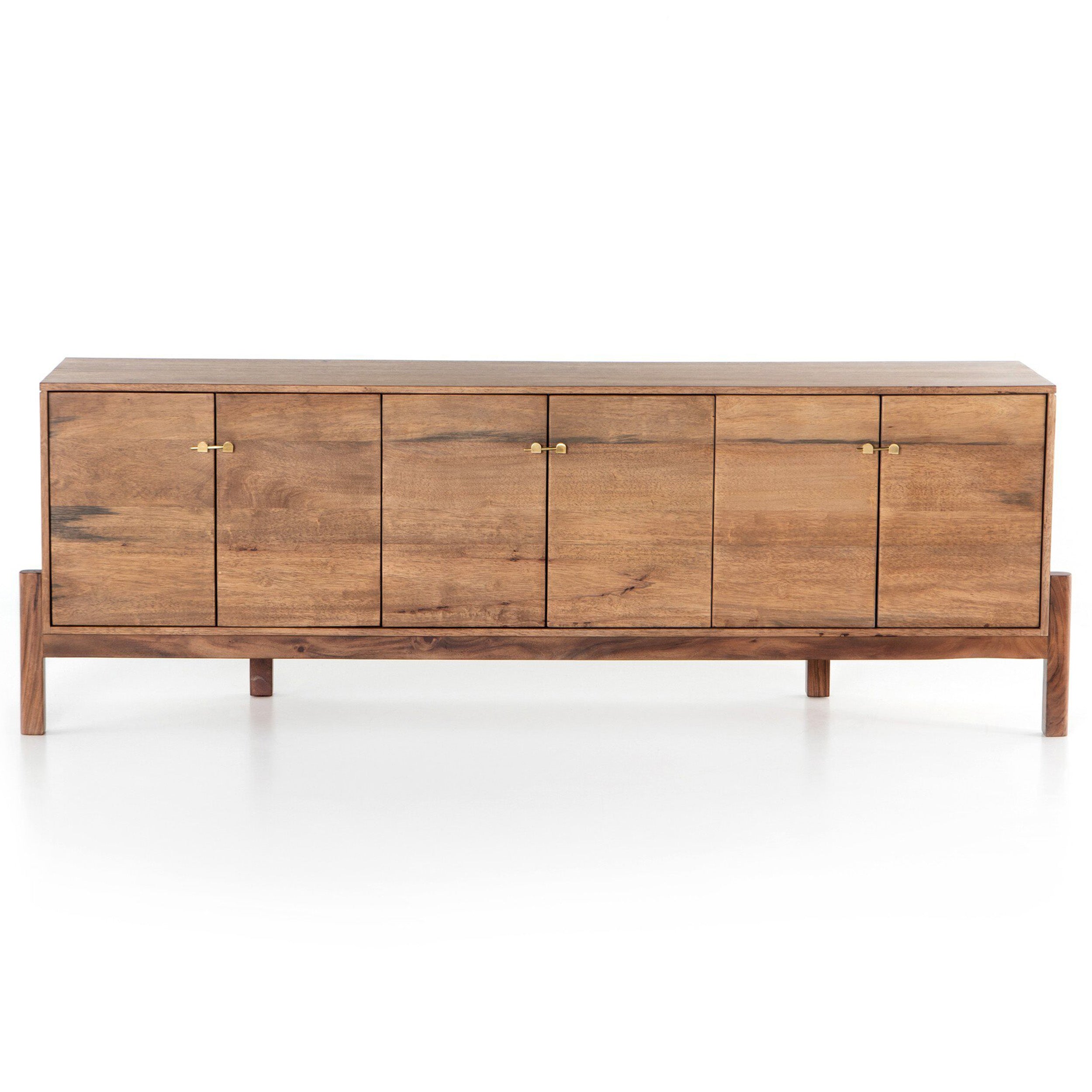 Reza Media Console, Smoked Honey