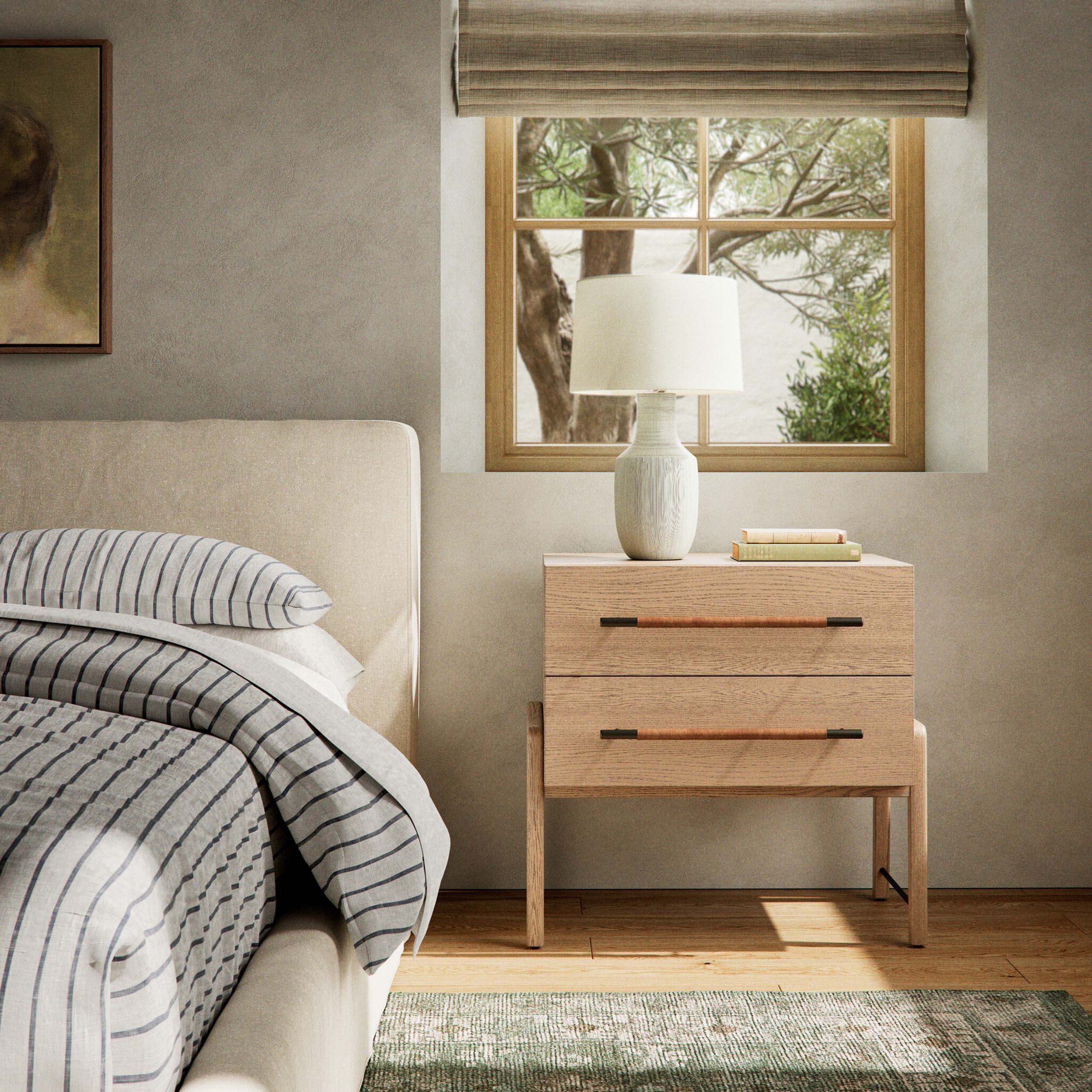Rosedale Nightstand, Yucca Oak Veneer