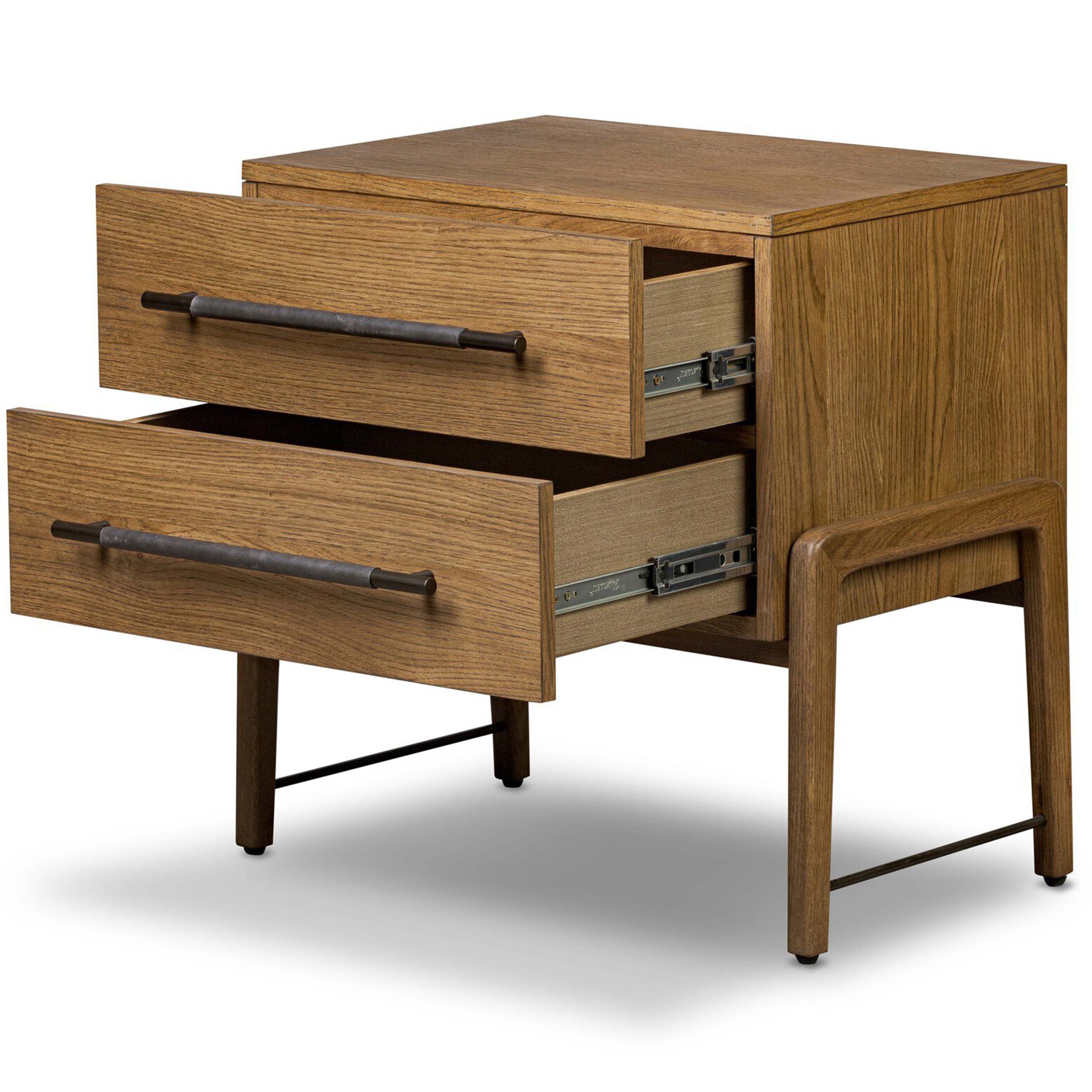 Rosedale Nightstand, Amber Oak Veneer