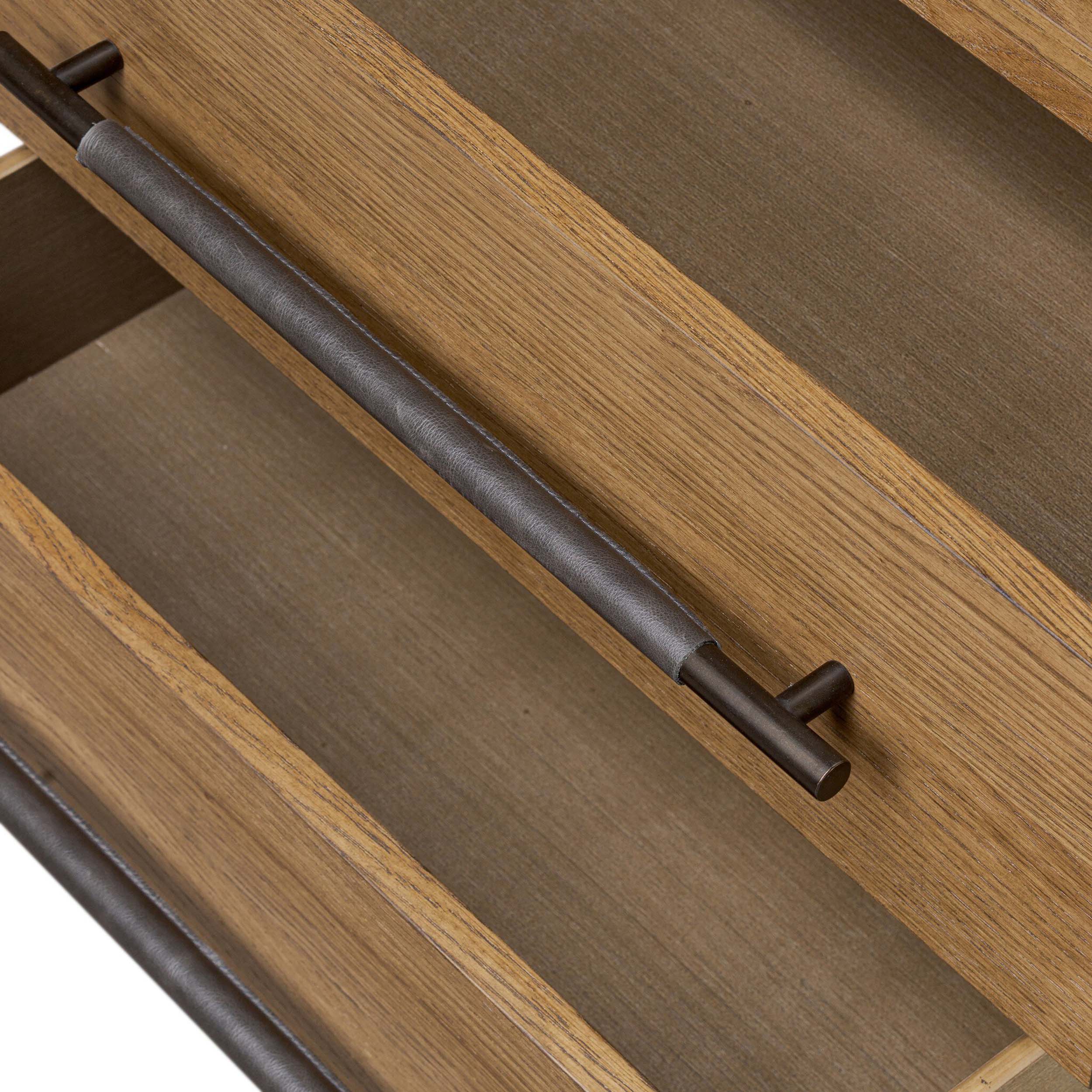 Rosedale Nightstand, Amber Oak Veneer