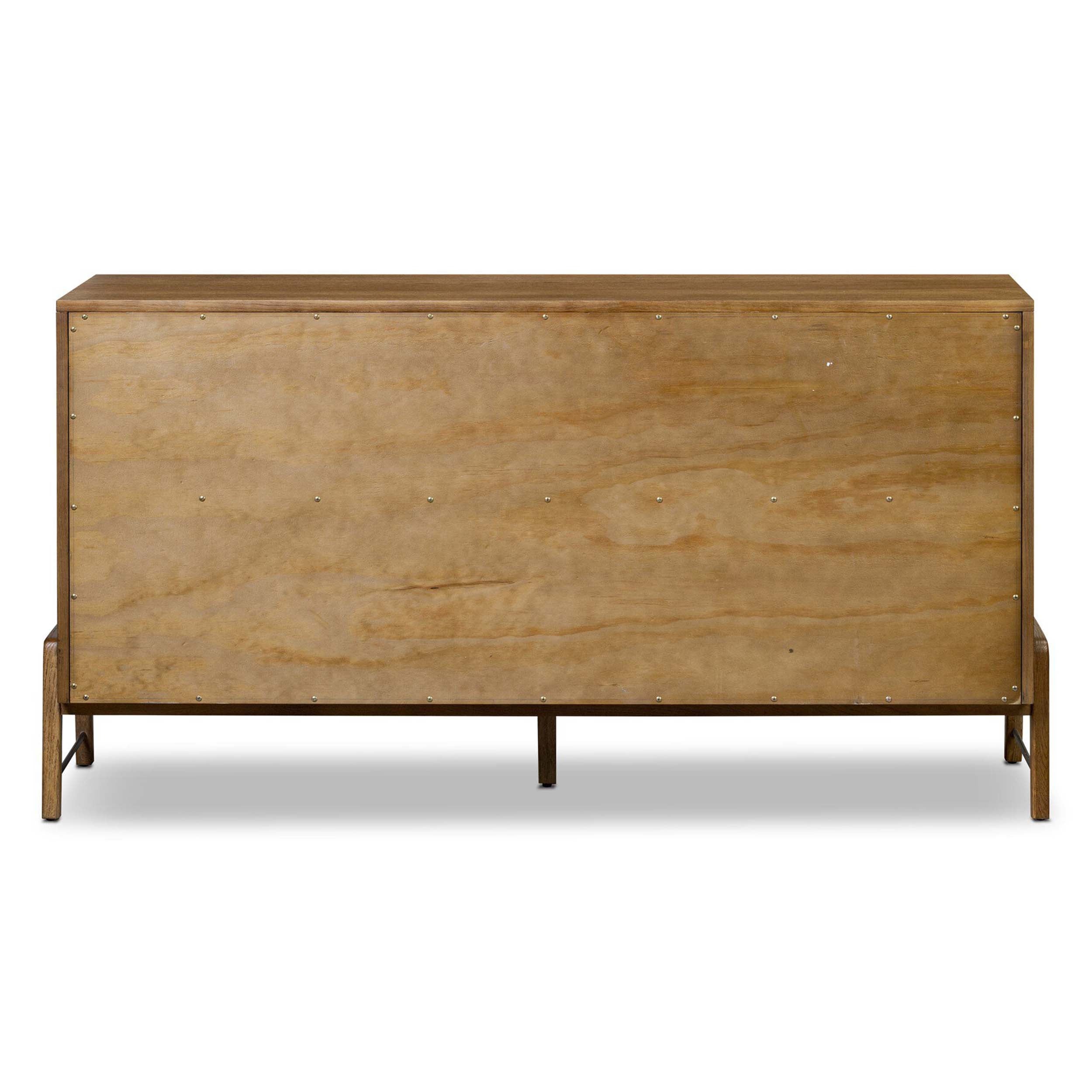 Rosedale 6 Drawer Dresser, Amber Oak Veneer