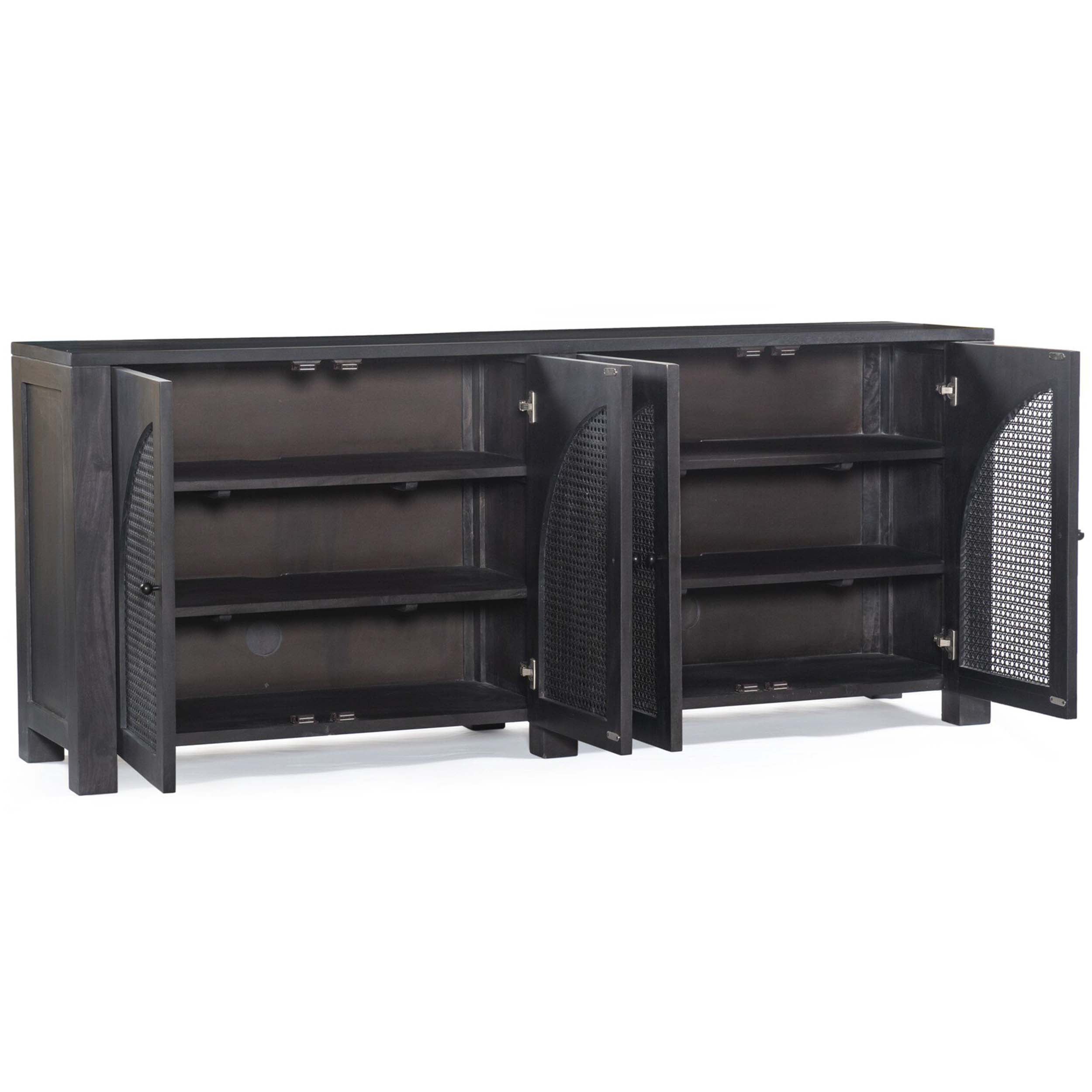 Tilda Sideboard, Black Wash Mango