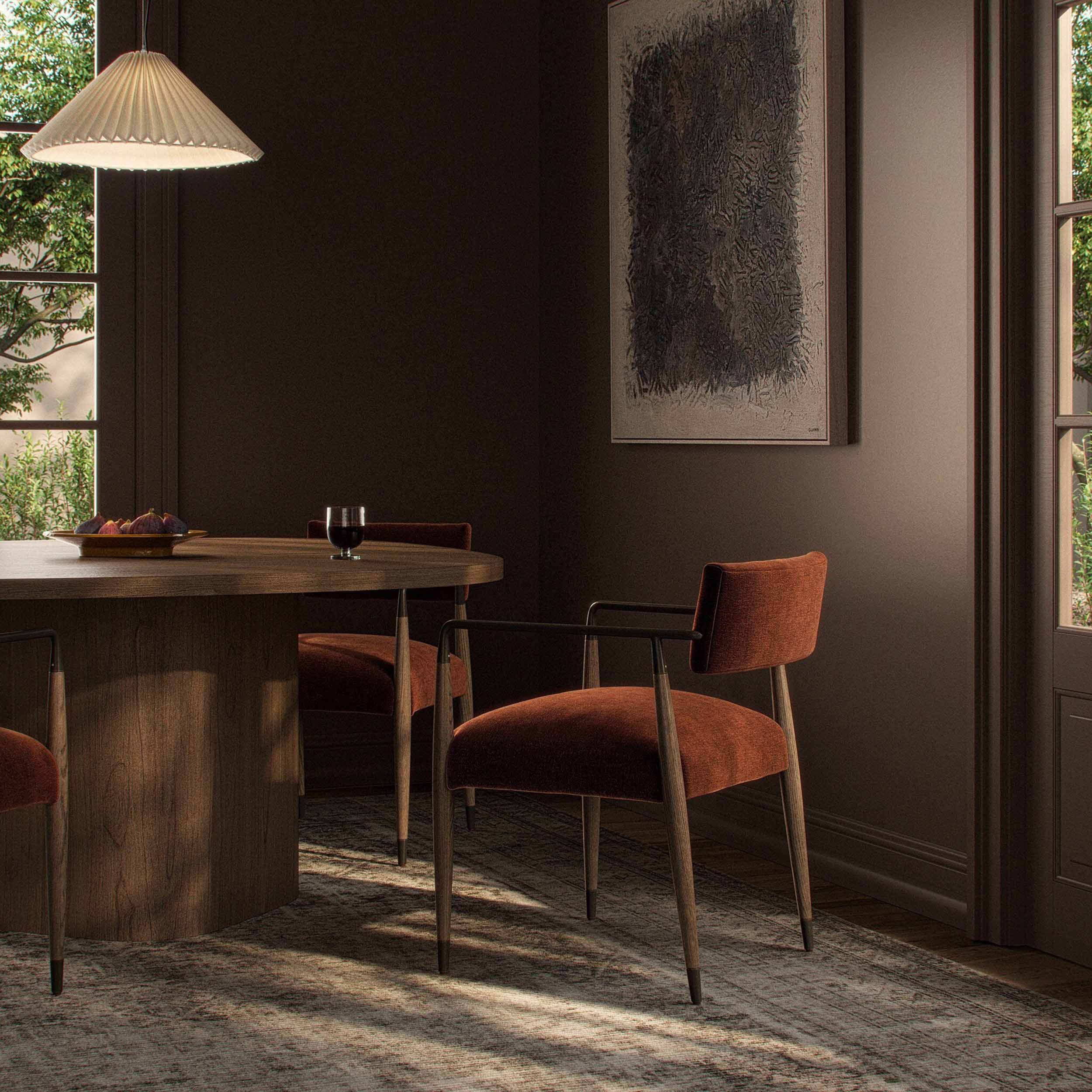 Waldon Dining Chair, Altair Sienna