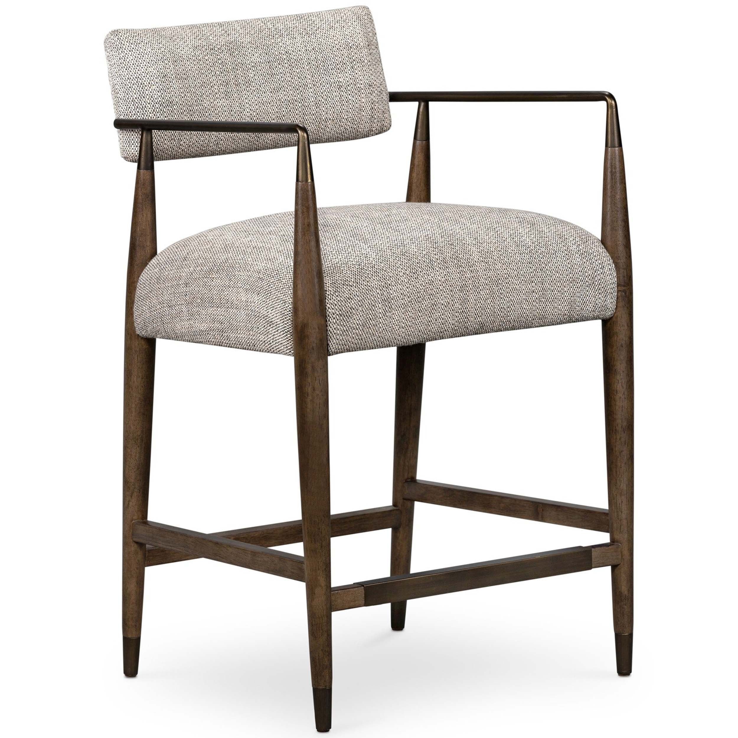 Waldon Bar + Counter Stool, Thames Coal