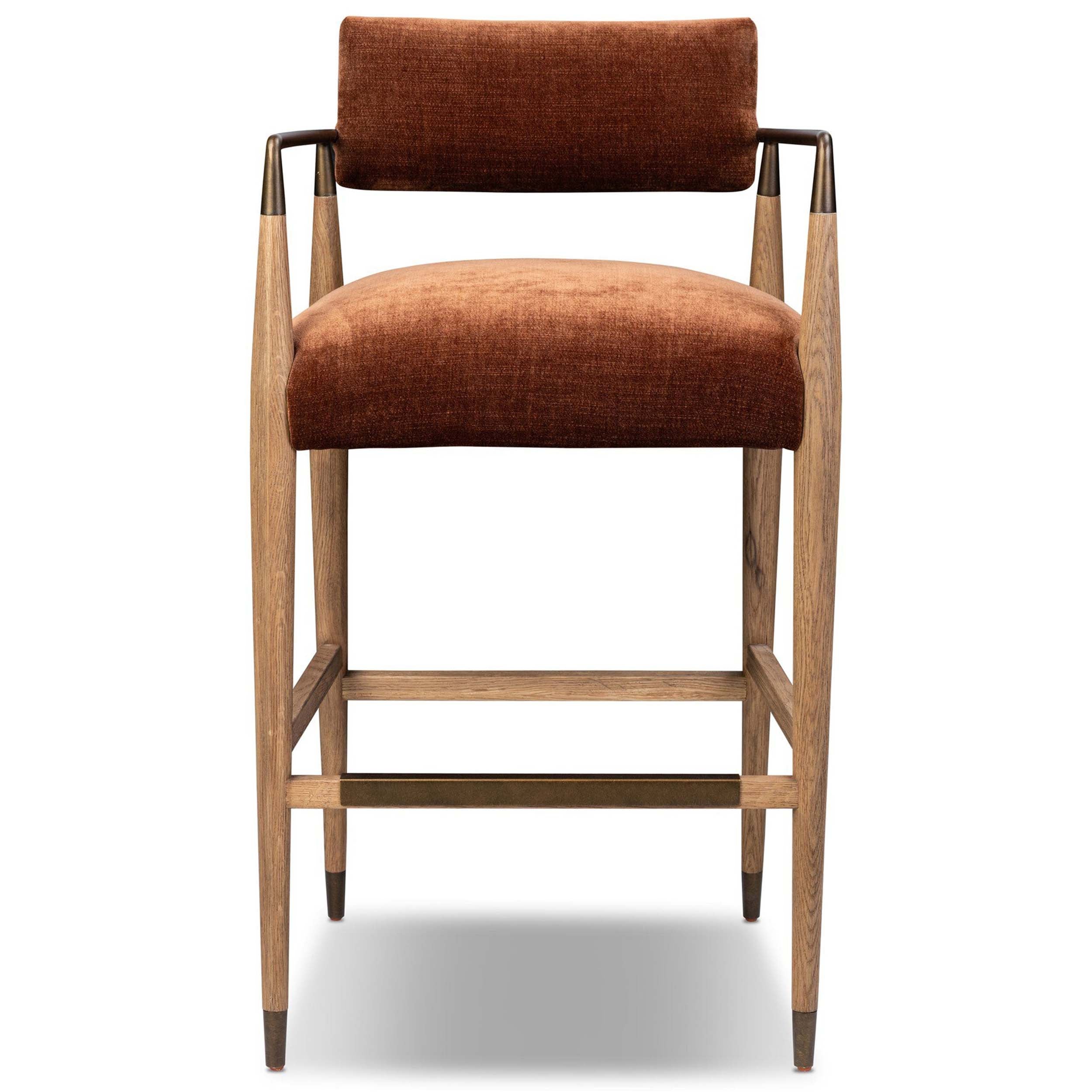 Waldon Bar + Counter Stool, Altair Sienna