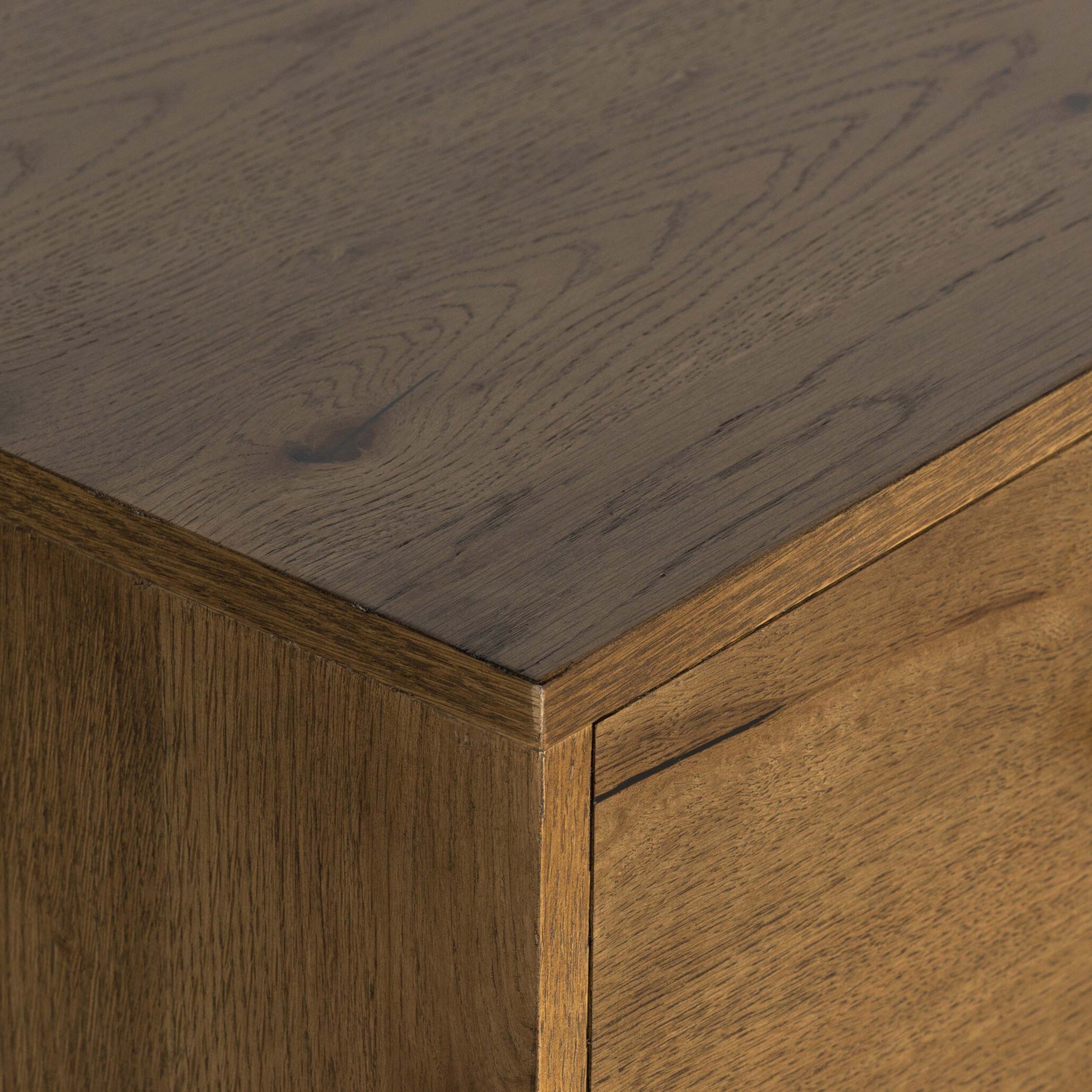 Eaton 9 Drawer Dresser, Amber Oak Resin