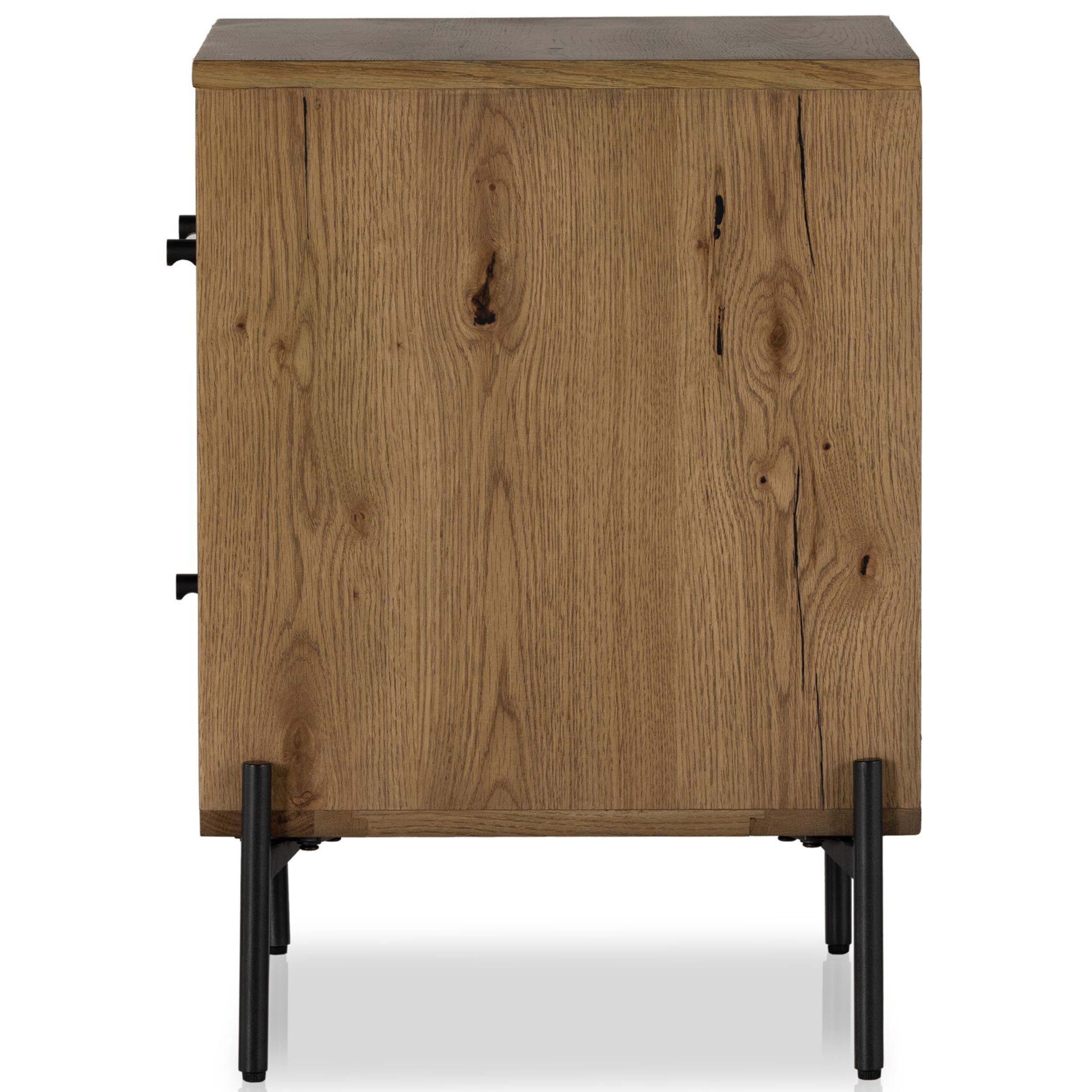 Eaton Nightstand, Amber Oak Resin