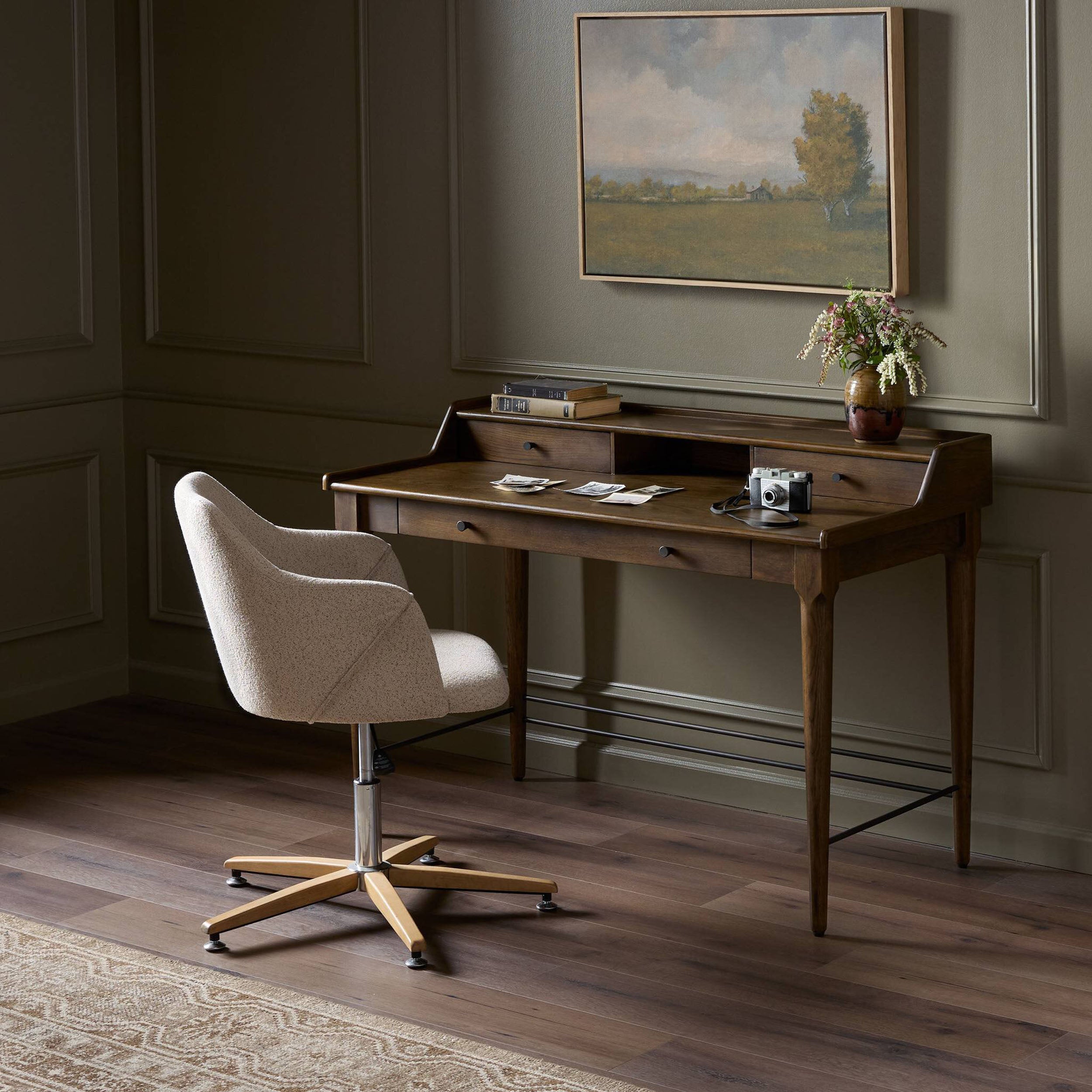 Moreau Desk, Dark Toasted Oak