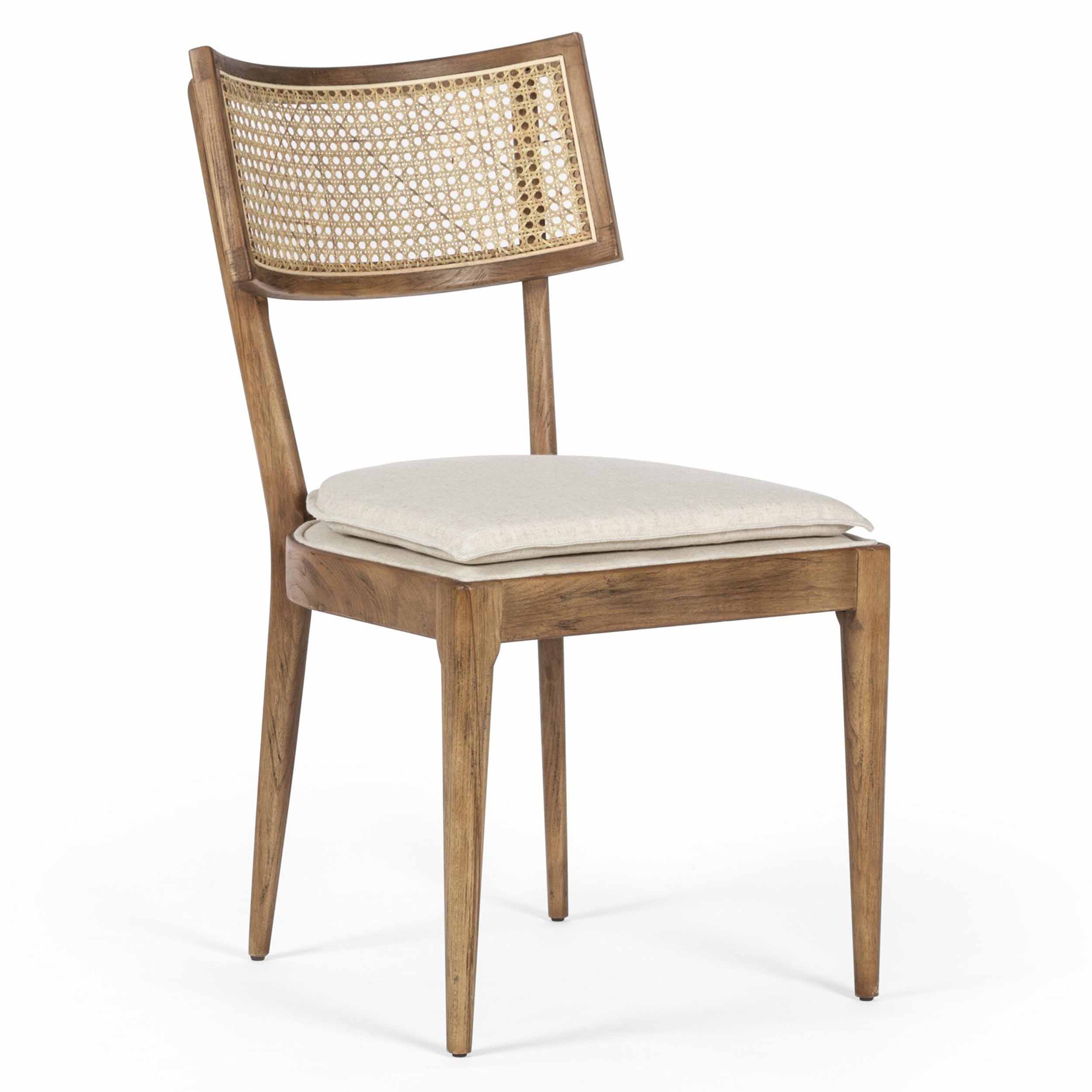 Britt Dining Chair, Savile Flax, Toasted Nettlewood