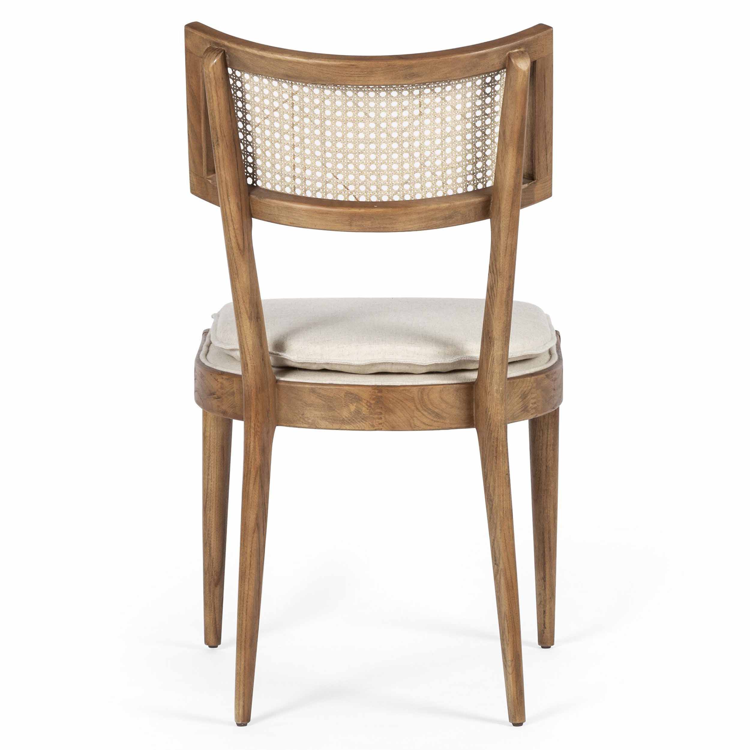 Britt Dining Chair, Savile Flax, Toasted Nettlewood
