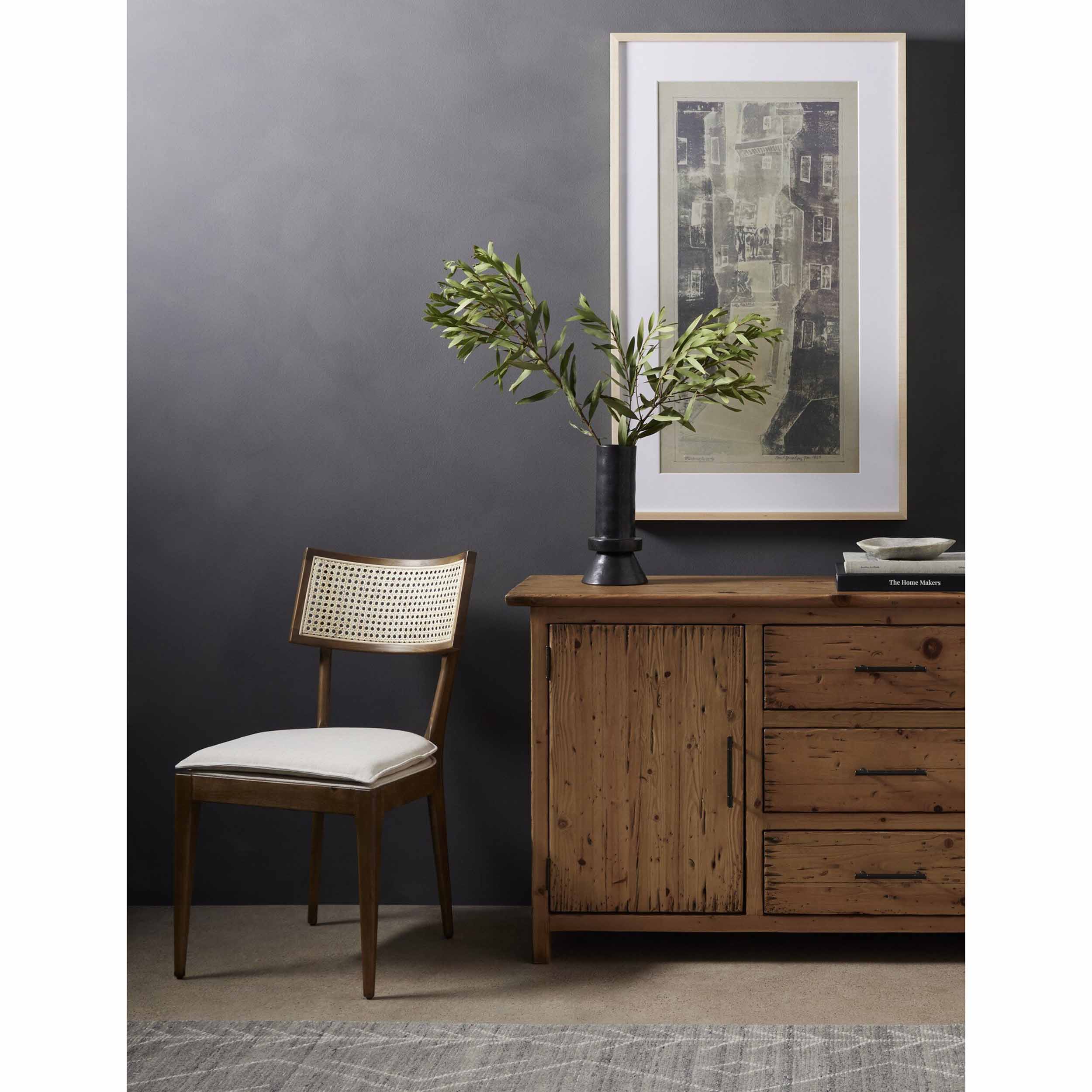 Britt Dining Chair, Savile Flax, Toasted Nettlewood