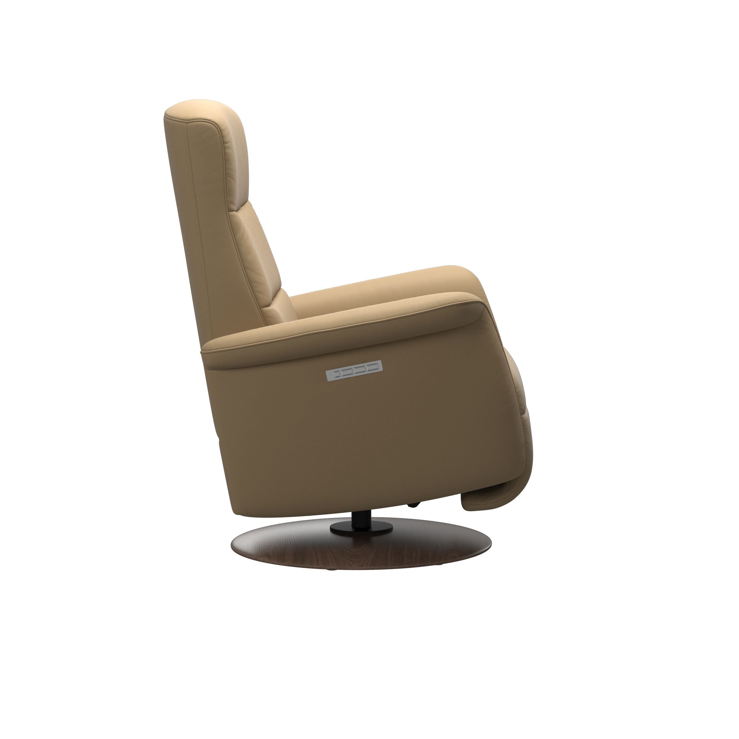 Stressless Mike Medium Paloma Sand Moon Base