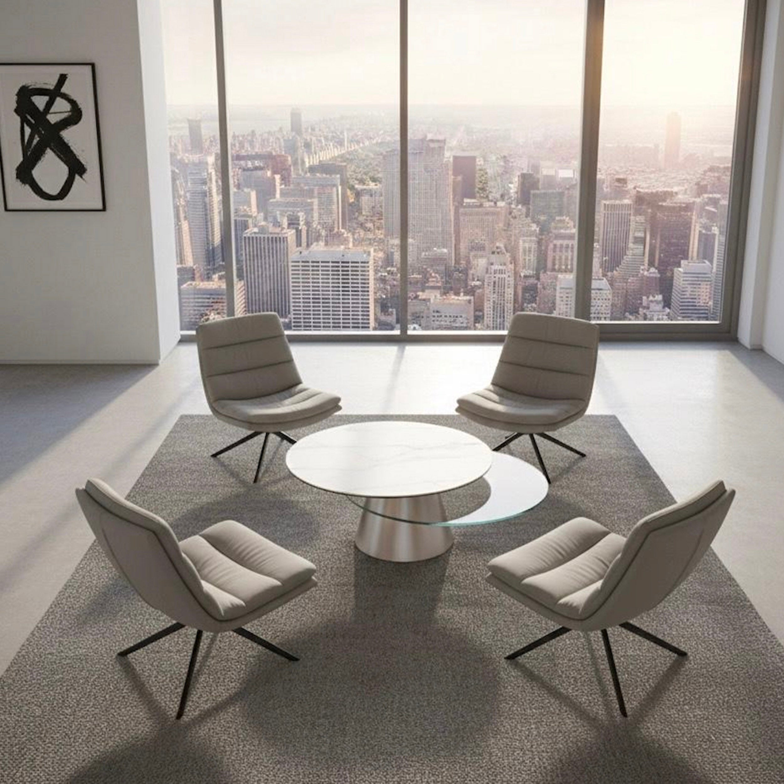 Pearl 169AS Occasional Chair, Light Grey