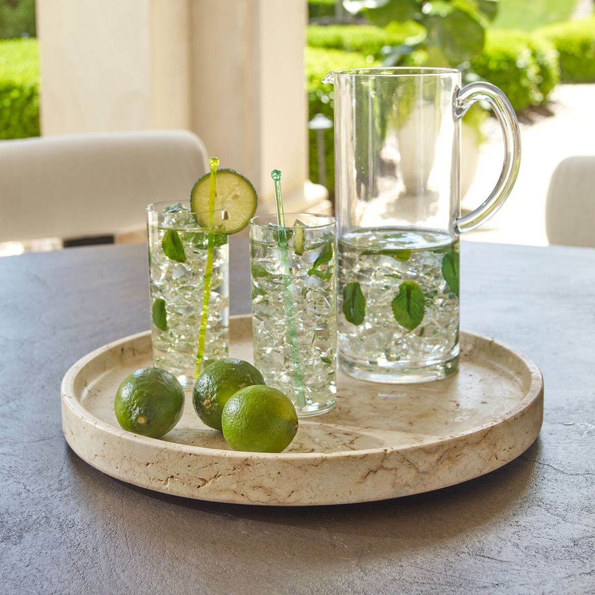 Travessa Indoor-Outdoor Tray, White