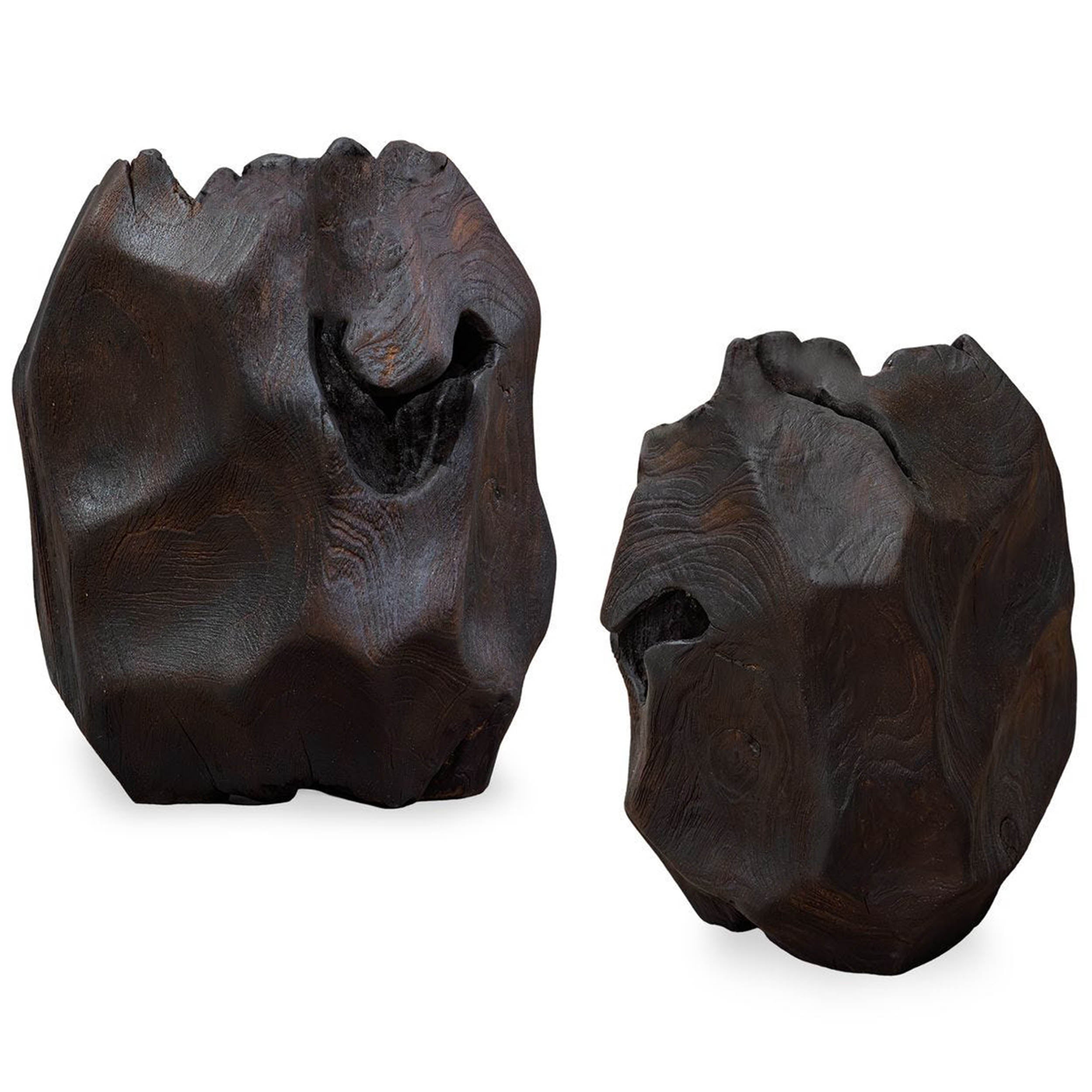 Ember Root, Burnt Black, Set of 2